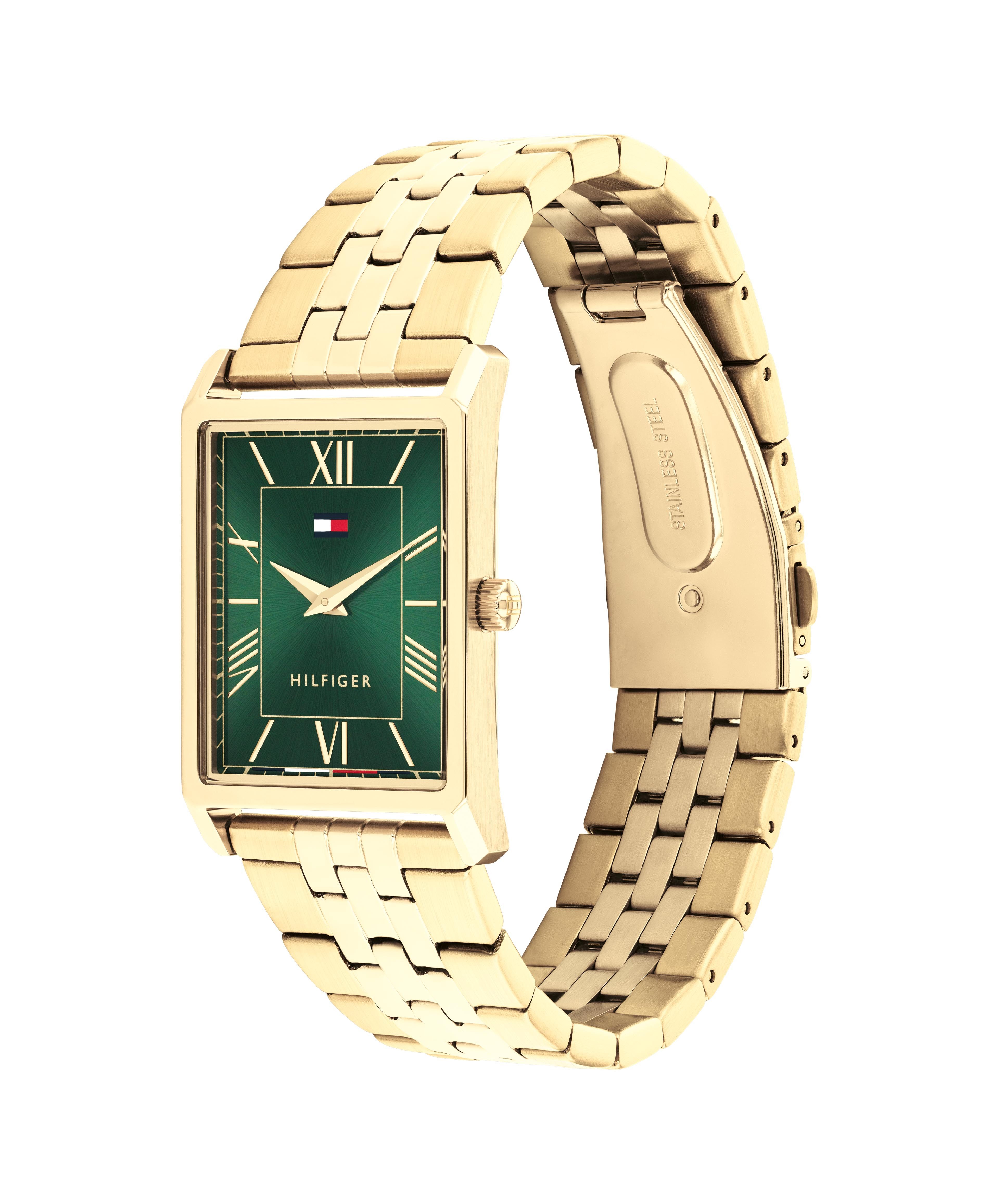 Tommy Hilfiger Quarzuhr Ben 1710784, Armbanduhr, Herrenuhr, Edelstahlarmband, analog