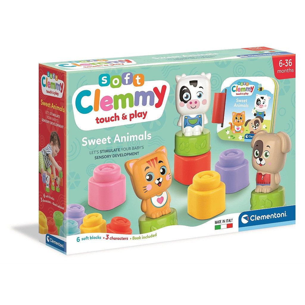 Clementoni® Обучающие игрушки Tiere Clemmy Weiches Spielset Clementoni