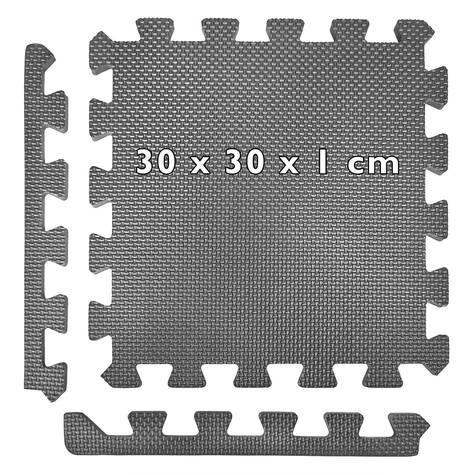 ALPIDEX Bodenschutzmatte ALPIDEX 21 Puzzlematten Bodenschutzmatten 30 x 30 x 1 cm