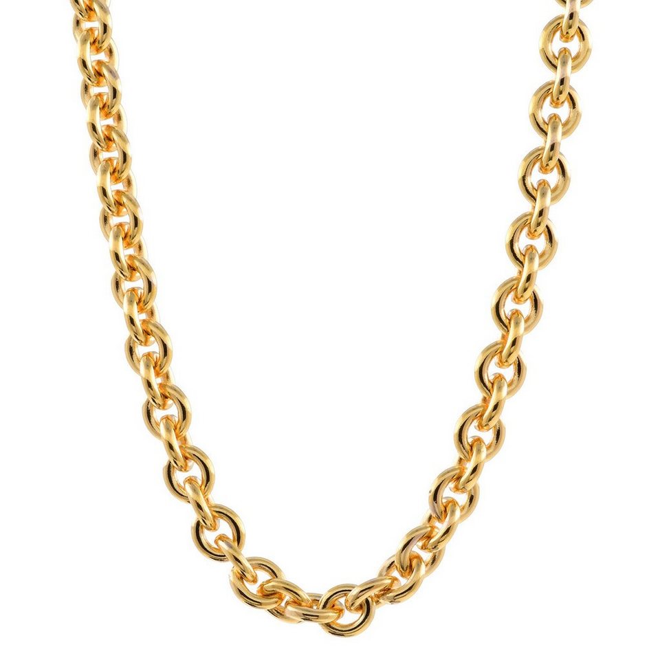 375 Rotgold Damen Goldkette Kette Ankerkette 2 mm rund 9Kt  45cm Halskette
