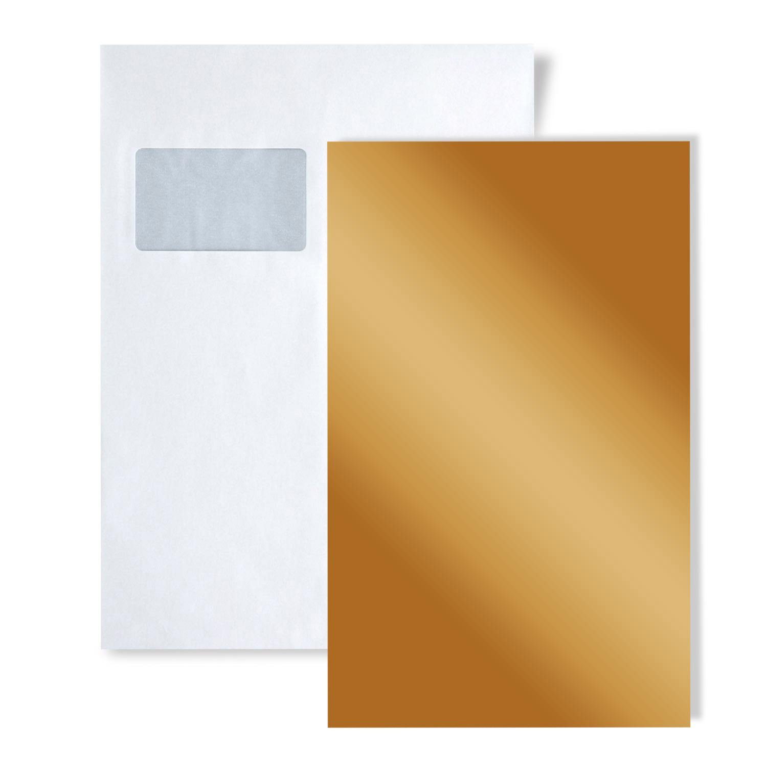 Wallface Wandpaneel 1 MUSTERSTÜCK S-10187 DIN A5 Wandpaneel Muster, BxL: 15x20 cm, (1 MUSTERSTÜCK, Produktmuster, 1-tlg., Muster des Wandpaneels) Gold