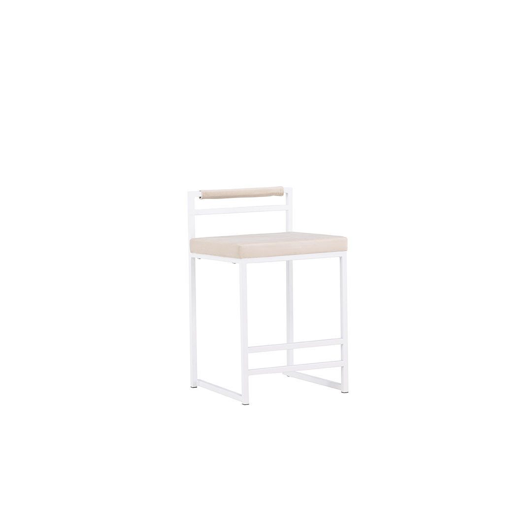 Barhocker Opelika Barhocker Velours beige.