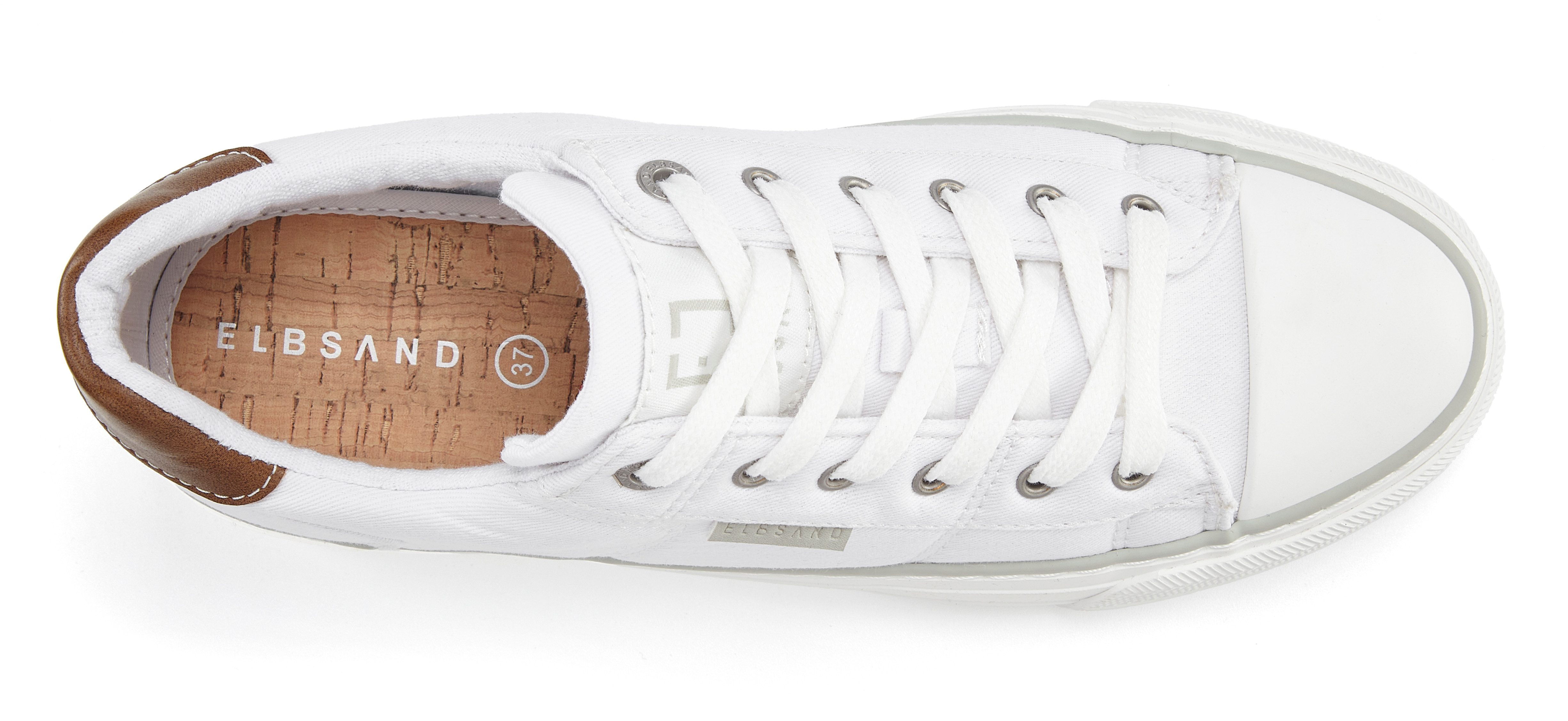 Elbsand Schnürschuh, Freizeitschuh, Stoffschuh, Halbschuh, Turnschuh Sneaker Schnürhalbschuh aus weichem Textilmaterial Unisex VEGAN