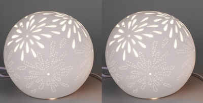 formano Kugelleuchte Aurea, Weiß D:21cm Keramik