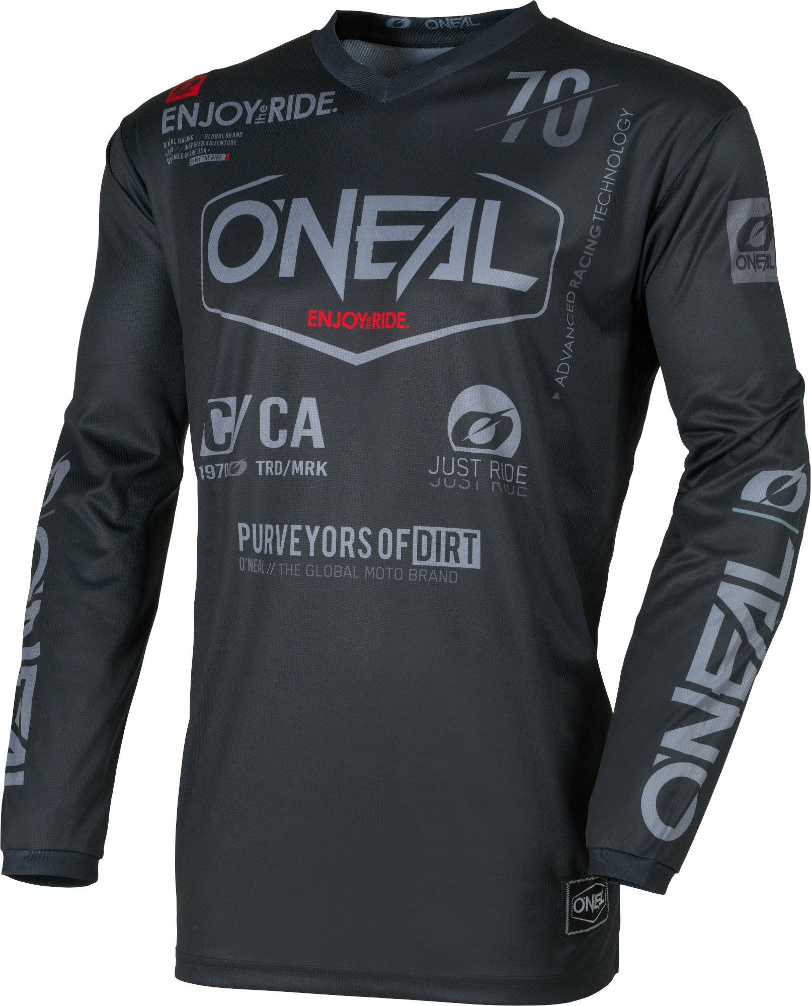 O’NEAL Motocross-Shirt ELEMENT BRAND Motocross Jersey Atmungsaktiv