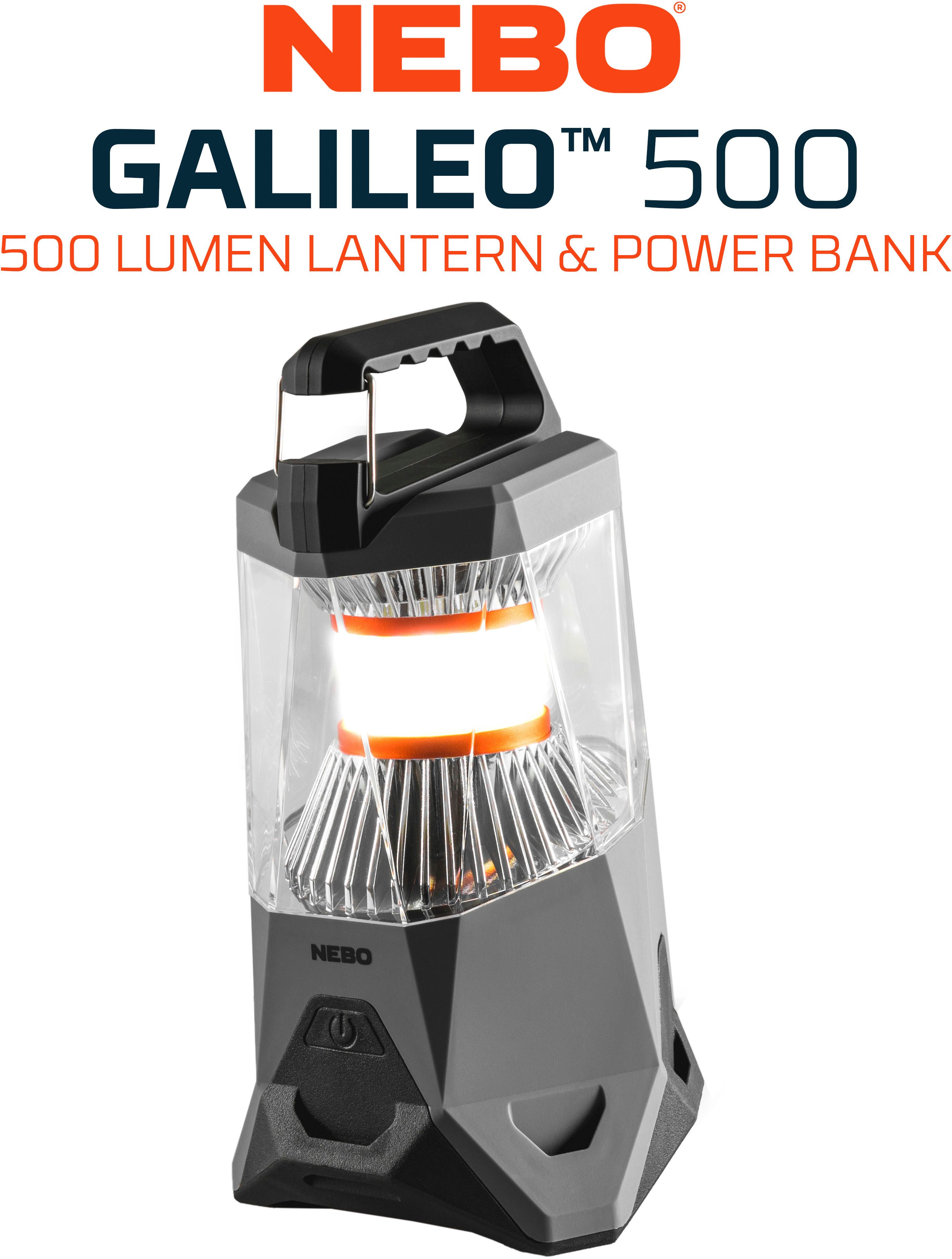 NEBO LED Taschenlampe Nebo GALILEO™ 500 (Set, 2-St., Taschenlampe inkl. Ladekabel)