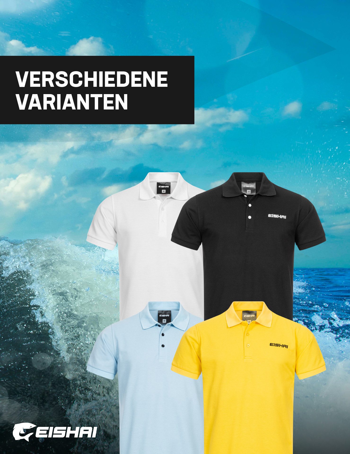 EISHAI Poloshirt EISHAI "Mare" Herren Polo-Shirt