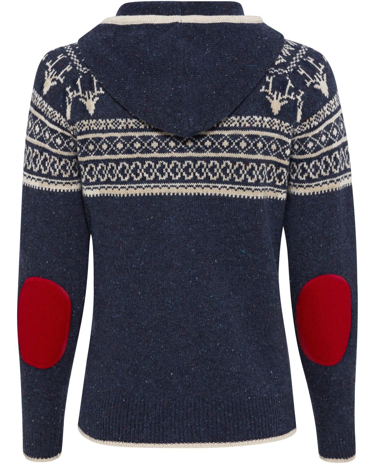 Reitmayer Strickjacke Jacquard-Zipp-Strickjacke
