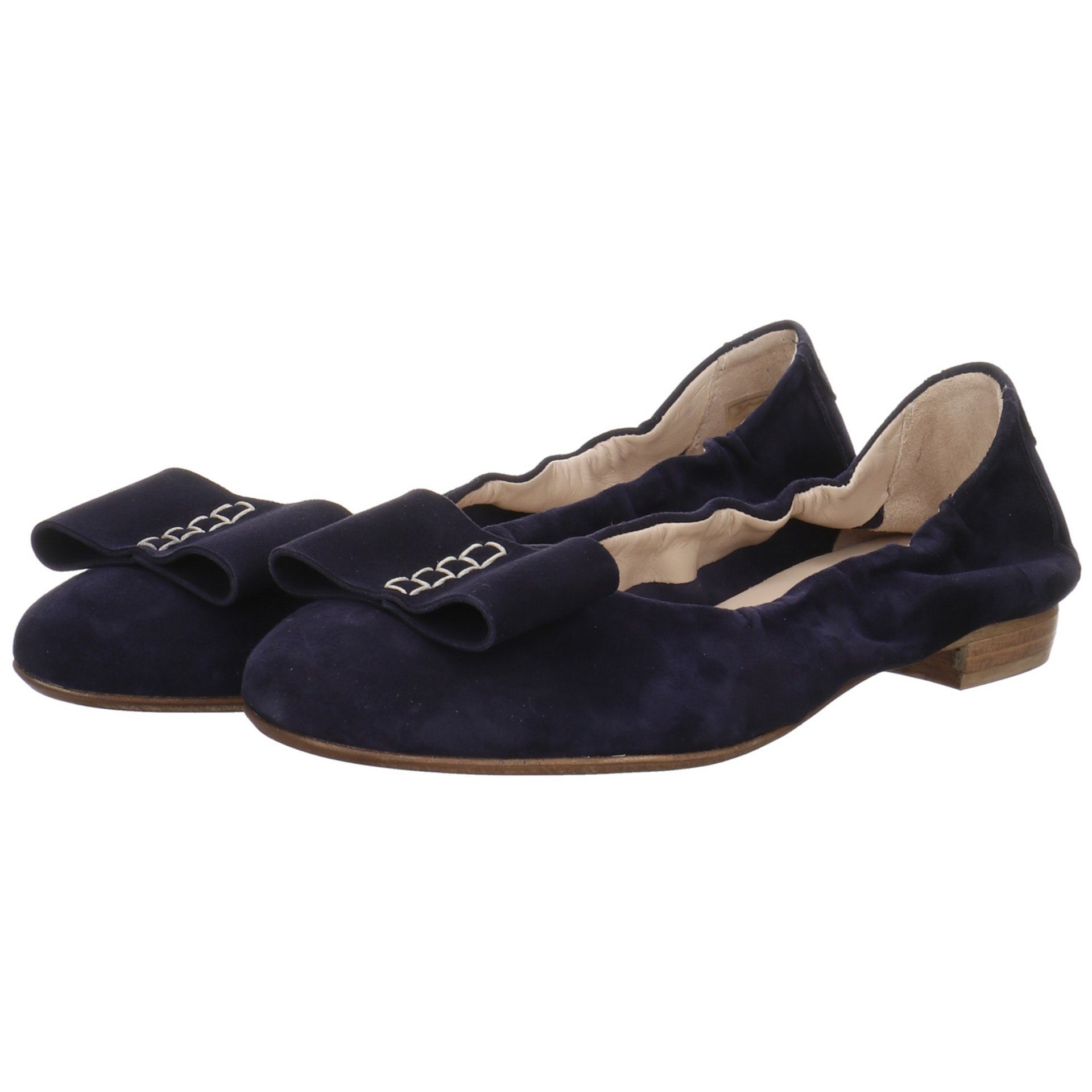 Ballerinas Flats Ballerina Ballerina Donna Schuhe Pris Veloursleder Carolina Bequem