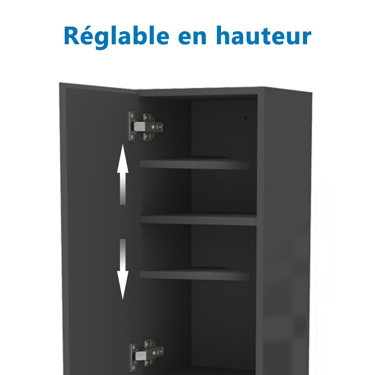 duschspa Waschtisch Unterschrank Waschbeckenunterschrank Waschtischunterschrank Badschrank, 50-120cm Hängeschrank, Matt / Hochglanz