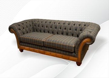 JVmoebel Chesterfield-Sofa, Chesterfield 3 Sitzer Design Sofa Couch 225 cm