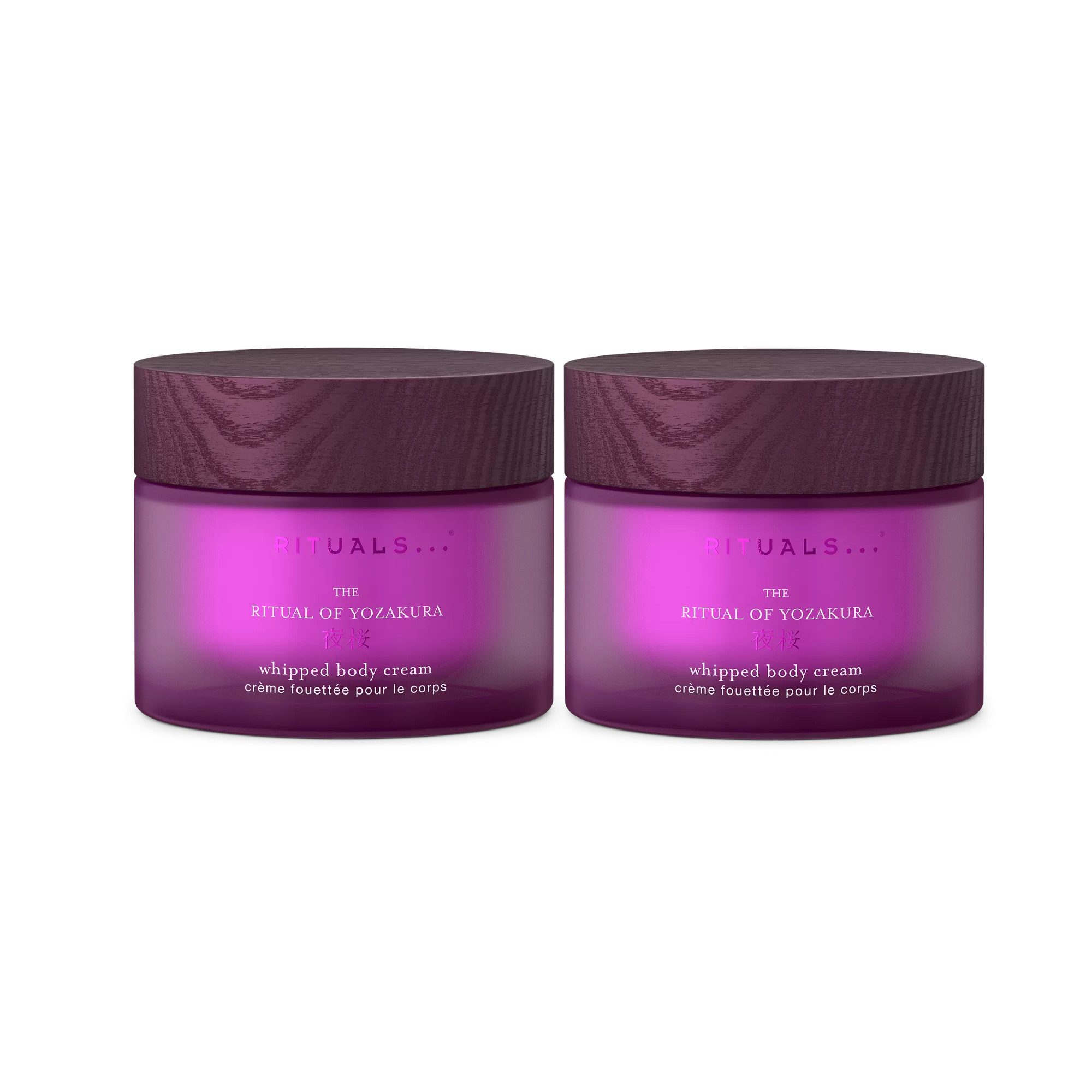 Rituals Körpercreme Rituals Yozakura Whipped Body Cream Duo – 2×220 ml Bundle, 2-tlg., 2×220 ml Whipped Body Cream mit Yozakura-Duft