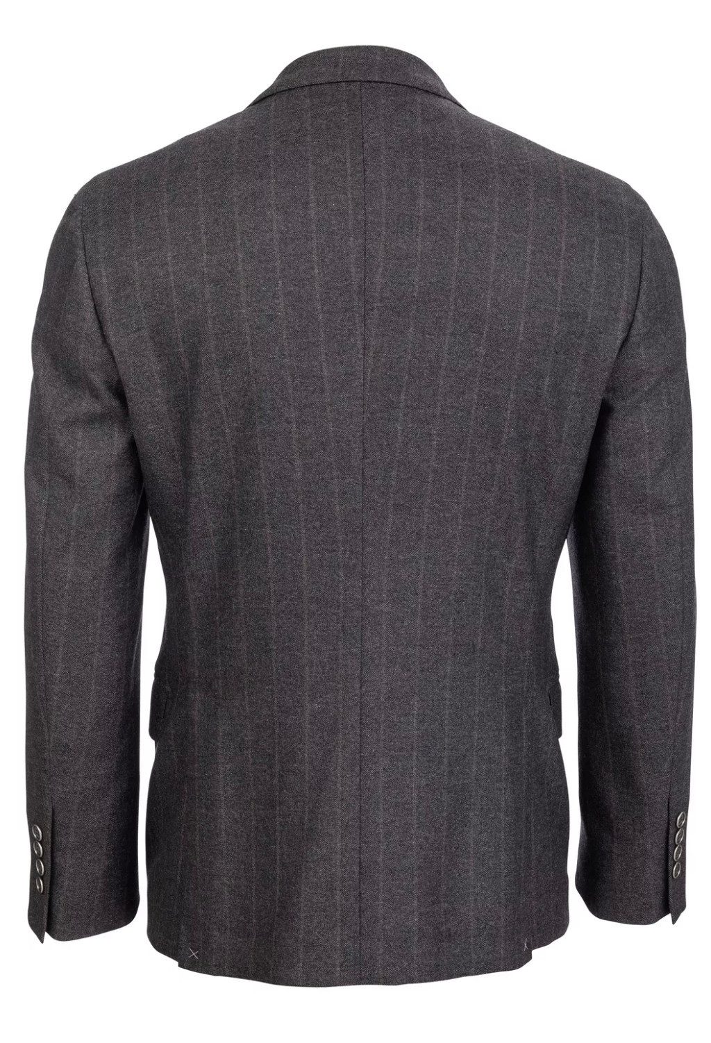 BRUNELLO CUCINELLI Sakko Nadelstreifen Blazer Jacke Revers mit Knopfloch, 4-Knopf-Manschette, Zwei Rückenschlitze