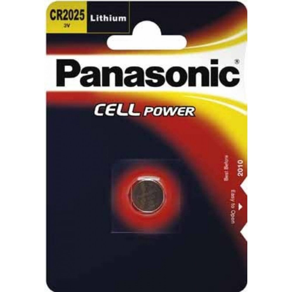 Panasonic Panasonic CR2025 Lithium Batterien 4er Blister Knopfzelle, (3 V V), Hohe Spannung von 3 Volt und lange Lagerfähigkeit