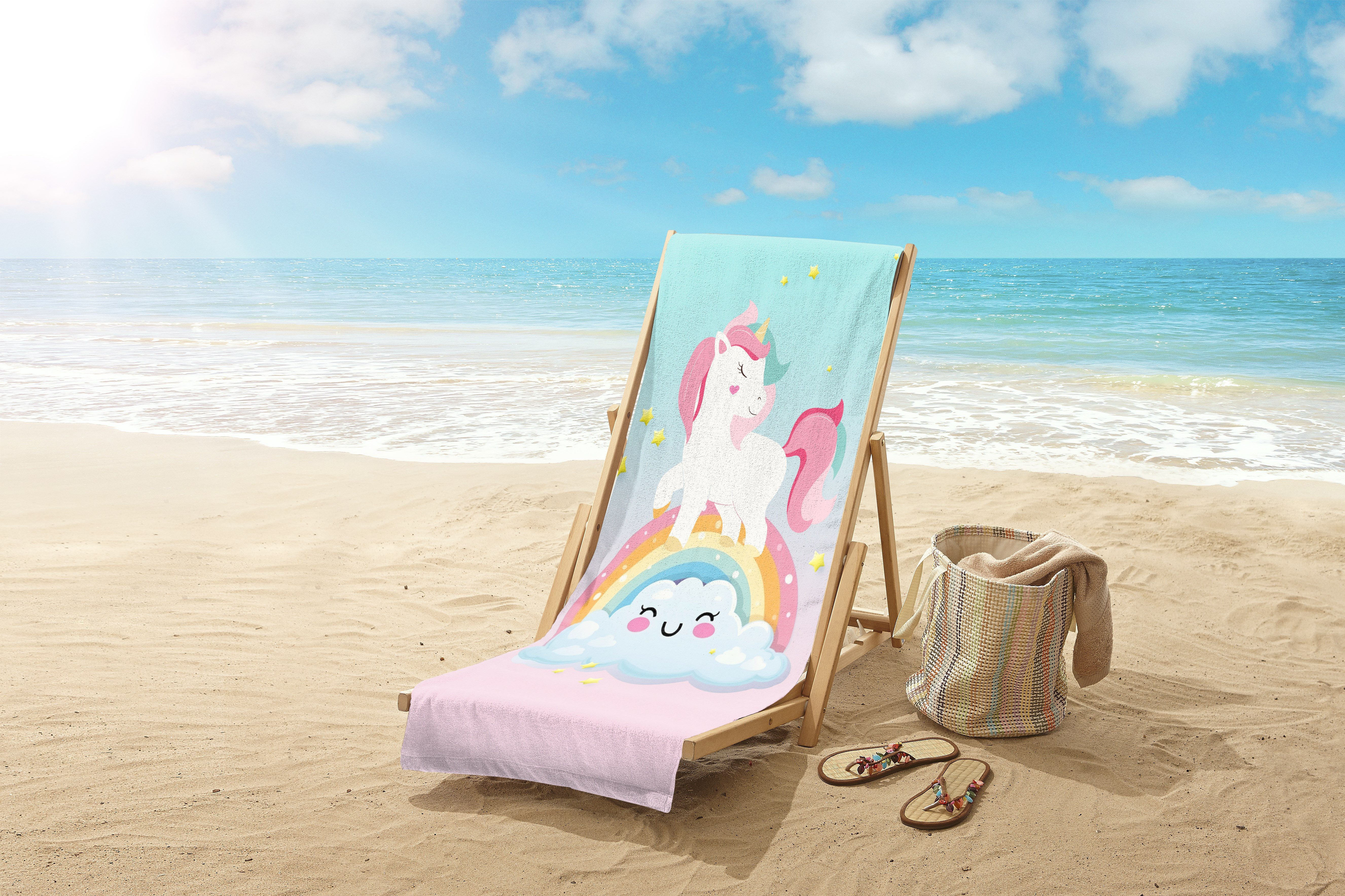 good morning Strandtuch Sweety, Velours (Packung, günstig online kaufen