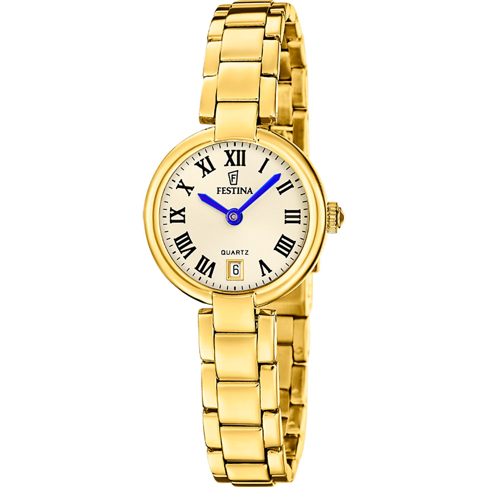 Festina Quarzuhr Mademoiselle F20786_2, Armbanduhr, Damenuhr, Edelstahlarmband, analog, Tag