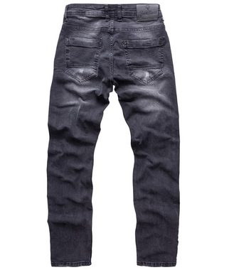 Rock Creek Regular-fit-Jeans Herren Jeans Regular Fit Dunkelgrau RC-2108