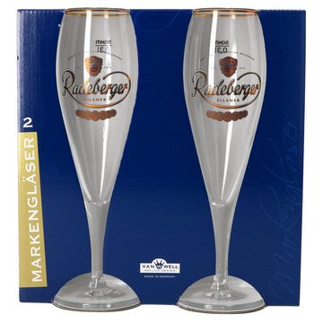 van Well Bierglas 2er Set Radeberger Pilsener Biergläser 0,3l