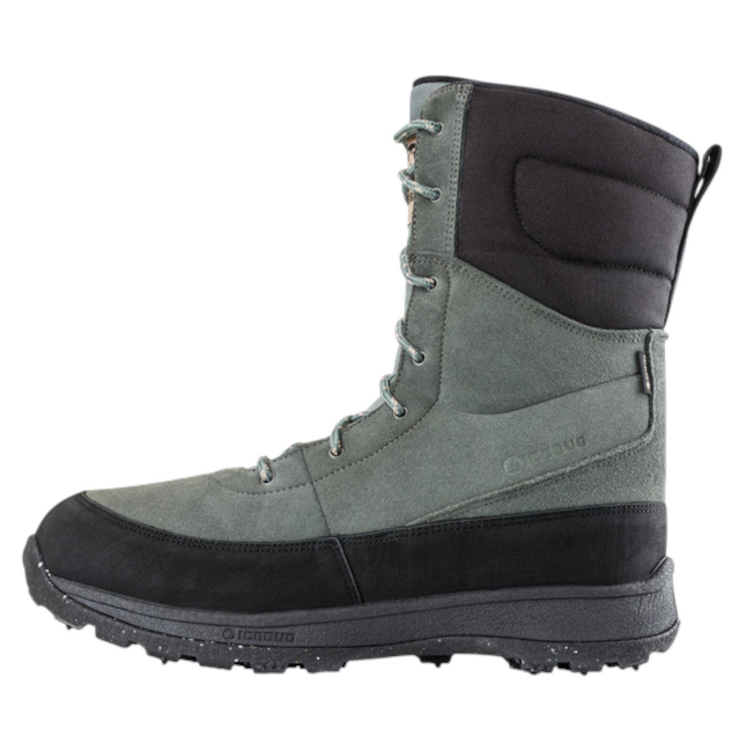 Icebug Torne 2 Biosole GTX (Nubukleder, wasserdicht, weit) pinegrau/schwarz Winterstiefel