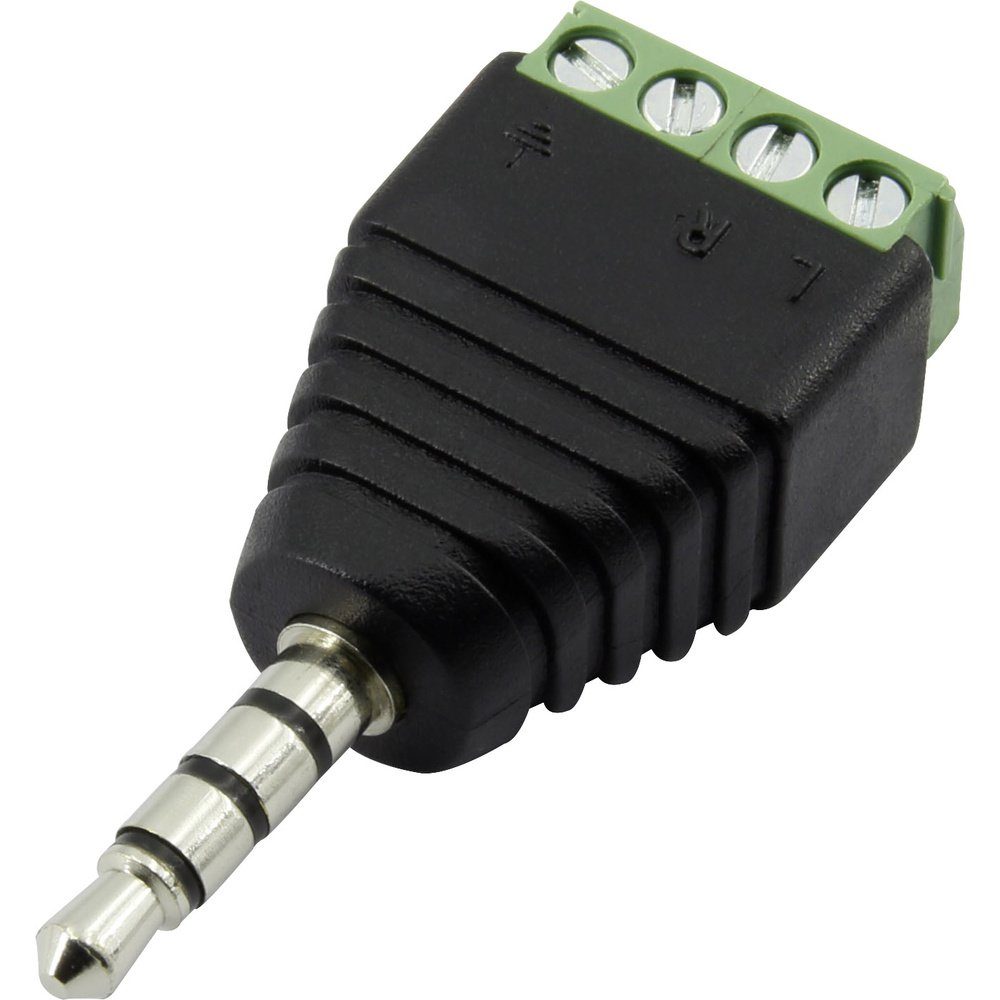 TRU COMPONENTS 1386615 Klinken-Steckverbinder 3.5 mm Stecker, gerade P Audio- & Video-Adapter