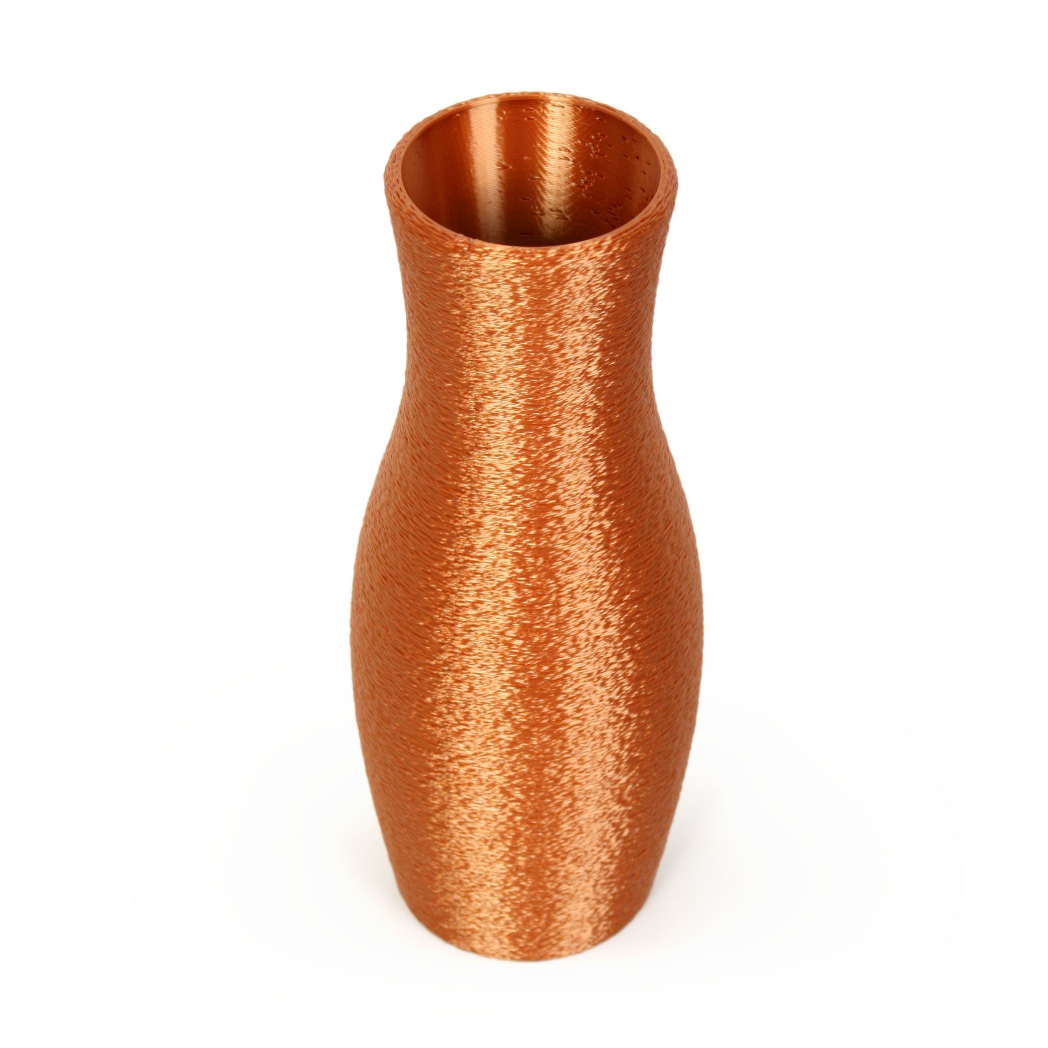 – Vase nachwachsenden Rohstoffen; Blumenvase aus Bio-Kunststoff, wasserdicht Feder aus Bronze bruchsicher Dekorative Dekovase & Designer Kreative