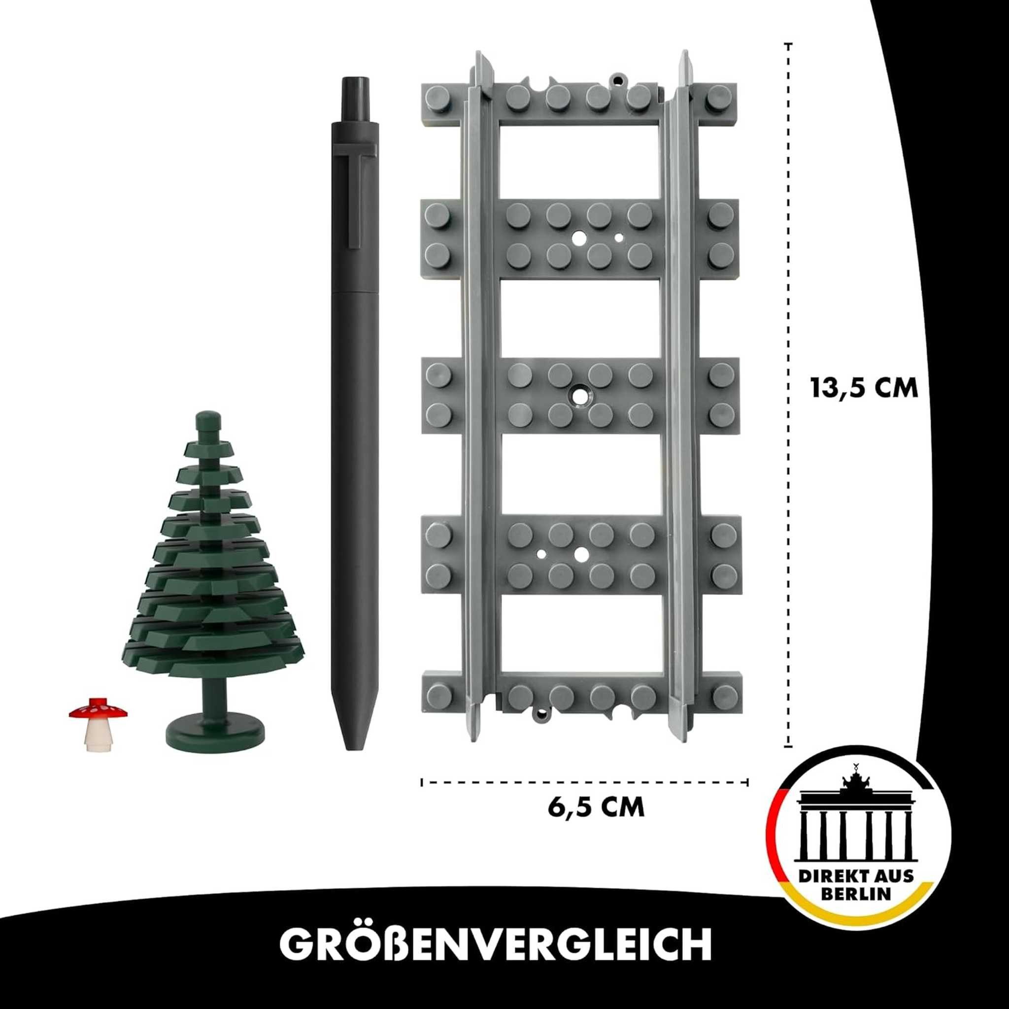 Lonestar-Bricks LB-60023 Schienenkreis Set mit Zubehör XL (Lonestar Bricks) Spielbausteine – Bild 4 von 5