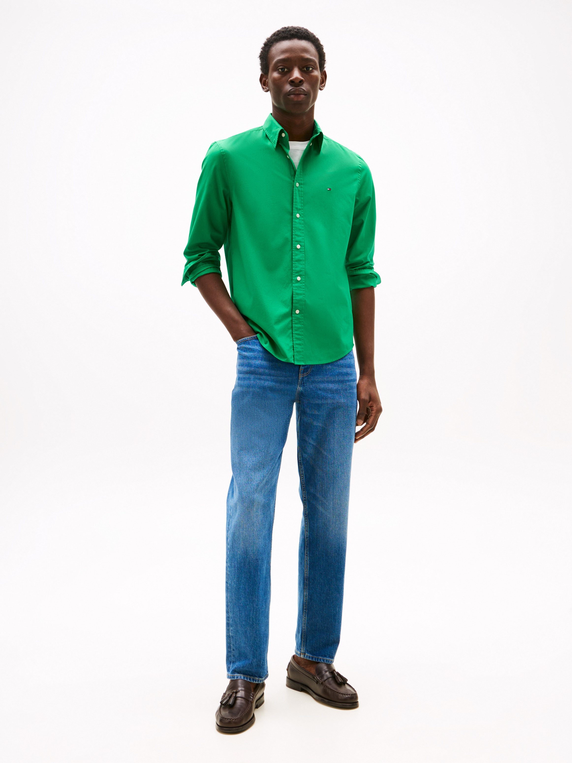 Tommy Hilfiger Businesshemd FLEX POPLIN SOLID günstig online kaufen