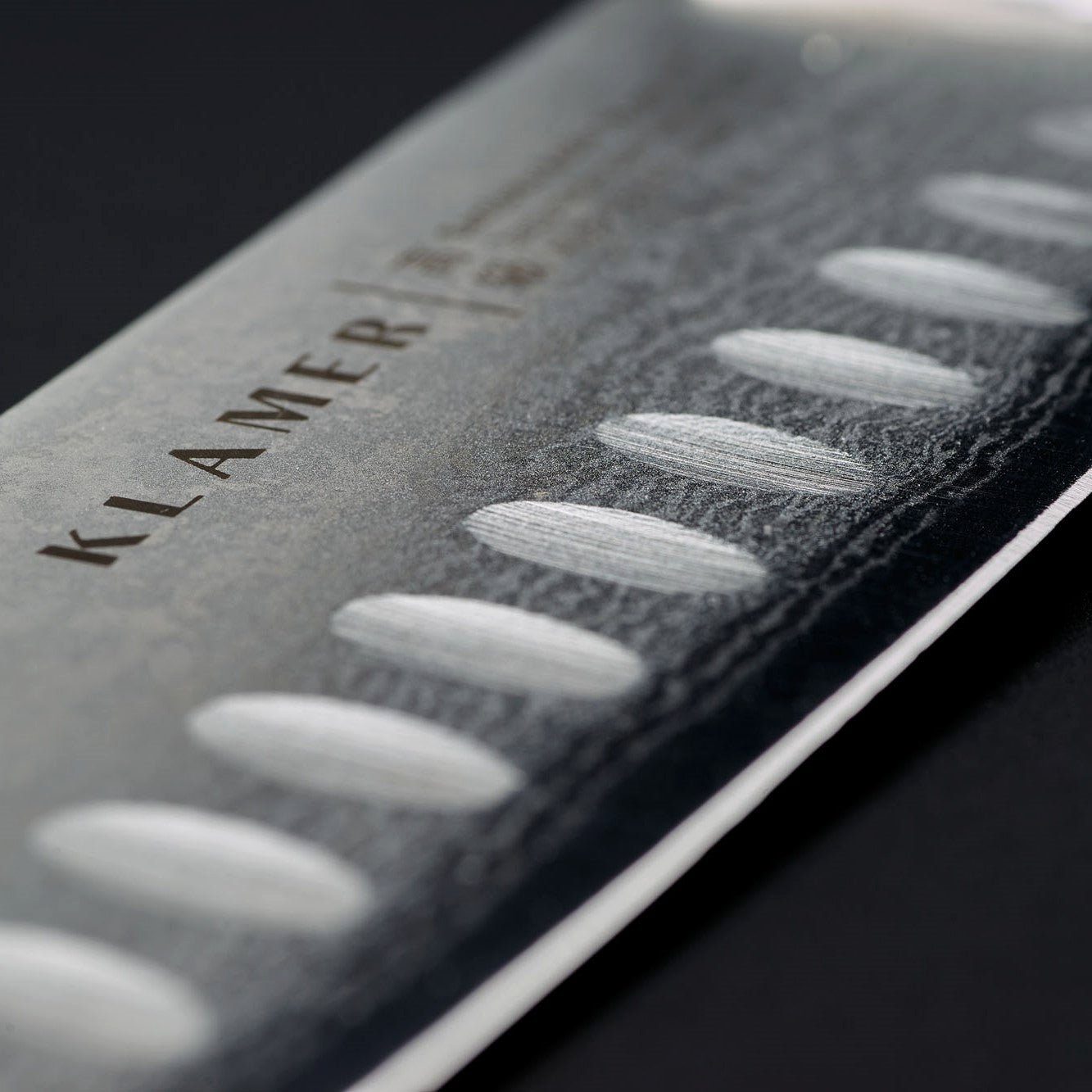 Stahl Damastmesser Ko… Damastmesser Santoku KLAMER japanischer cm echter Premium 18 KLAMER