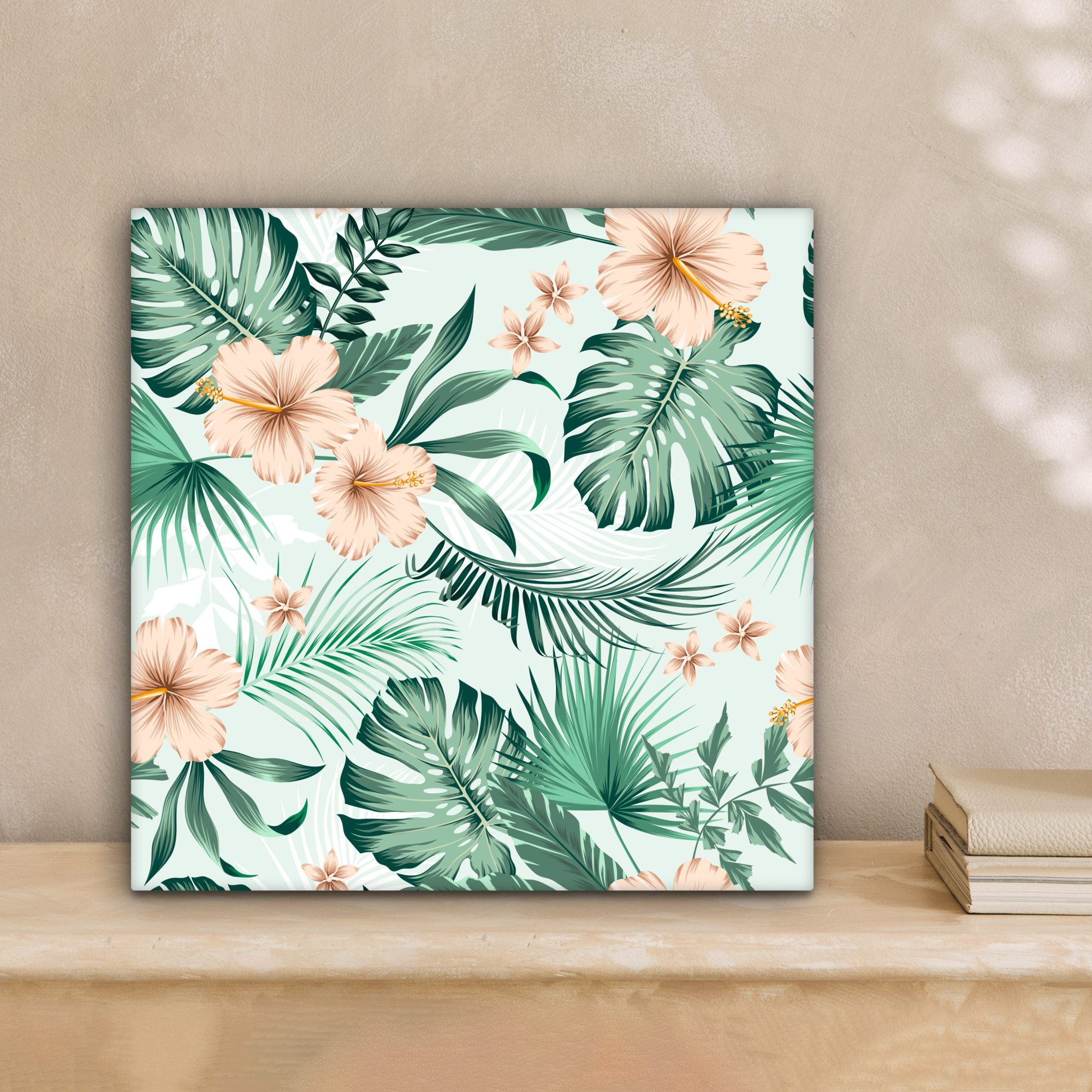 OneMillionCanvasses® Leinwandbild Blumen - Hibiskus - günstig online kaufen