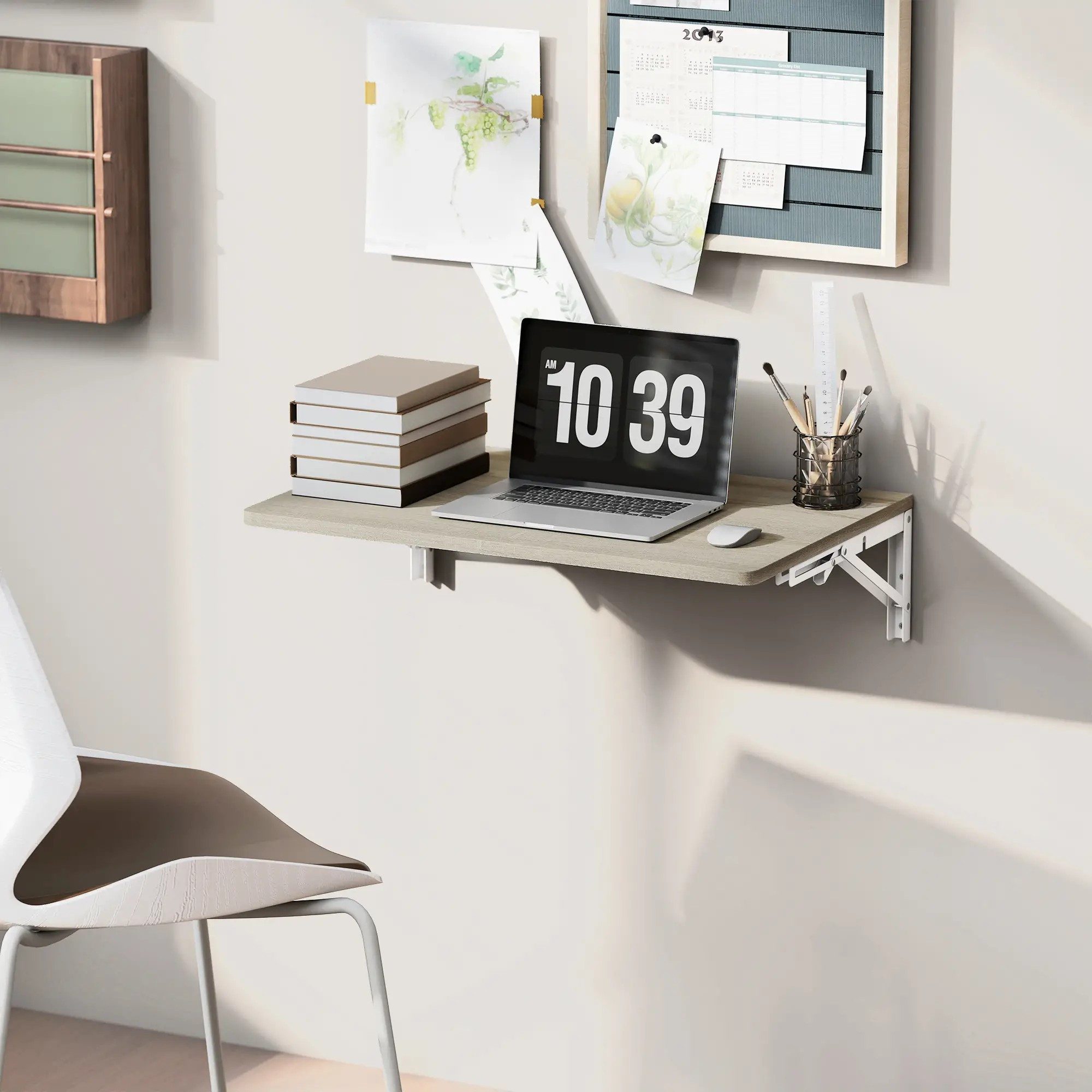 BlingBin Klapptisch Wandklapptisch Platzsparender Schwimmender Schreibtisch günstig online kaufen