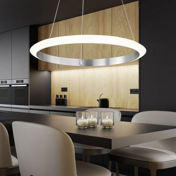 etc-shop LED Pendelleuchte, Leuchtmittel inklusive, Warmweiß, LED Hängelampen Wohnzimmer Pendelleuchte dimmbar Wandschalter