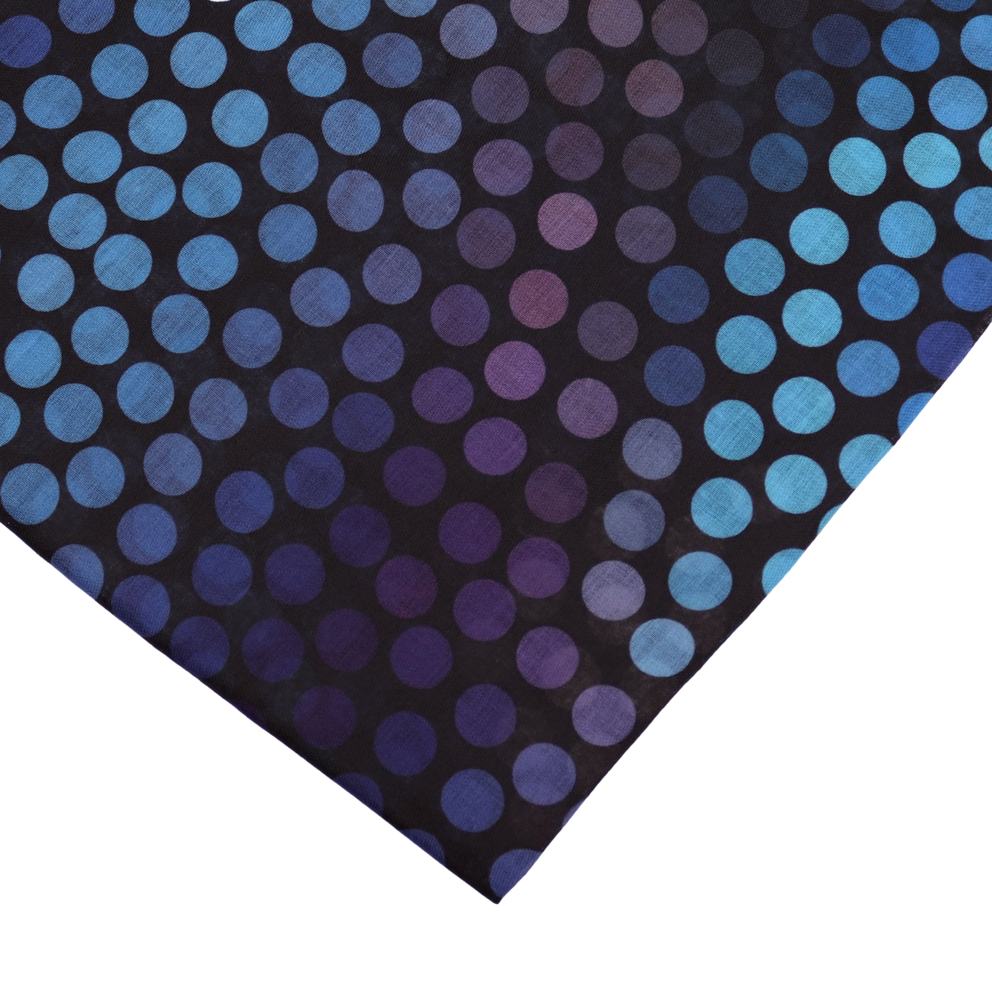 MIRROSI Loop Damen Schal Weich aus 100% Viskose Groß, Schlauchschal, Punktenmuster, (ca.60x80cm, zweimal um den Hals wickelbar), Damen Halstuch Stola ideal für  – Bild 4 von 4
