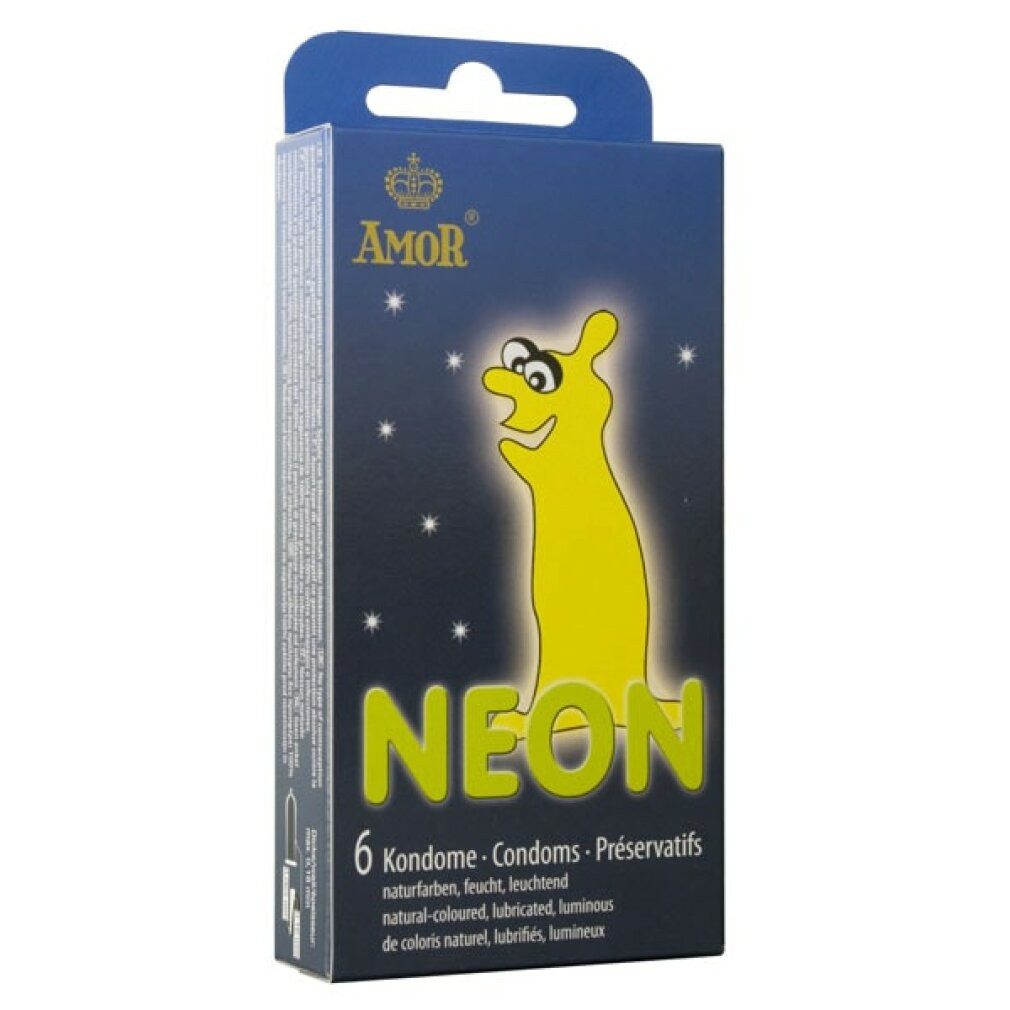 Amor Kondome NEON / 6 Stück Inhalt