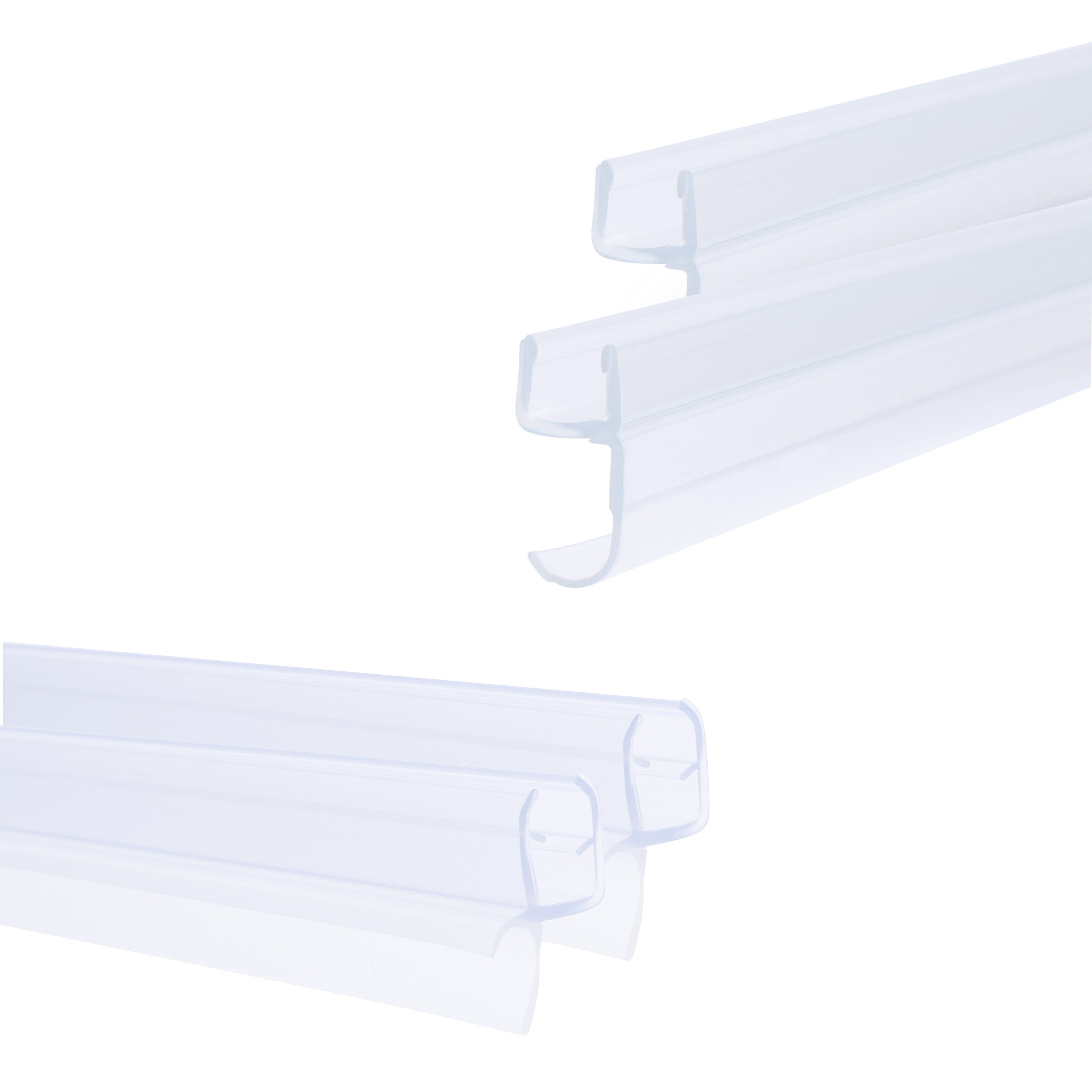 Schulte Duschdichtung Set für Schulte Badewannenaufsatz Komfort mit 5 mm starkem Glas, L: 160 cm