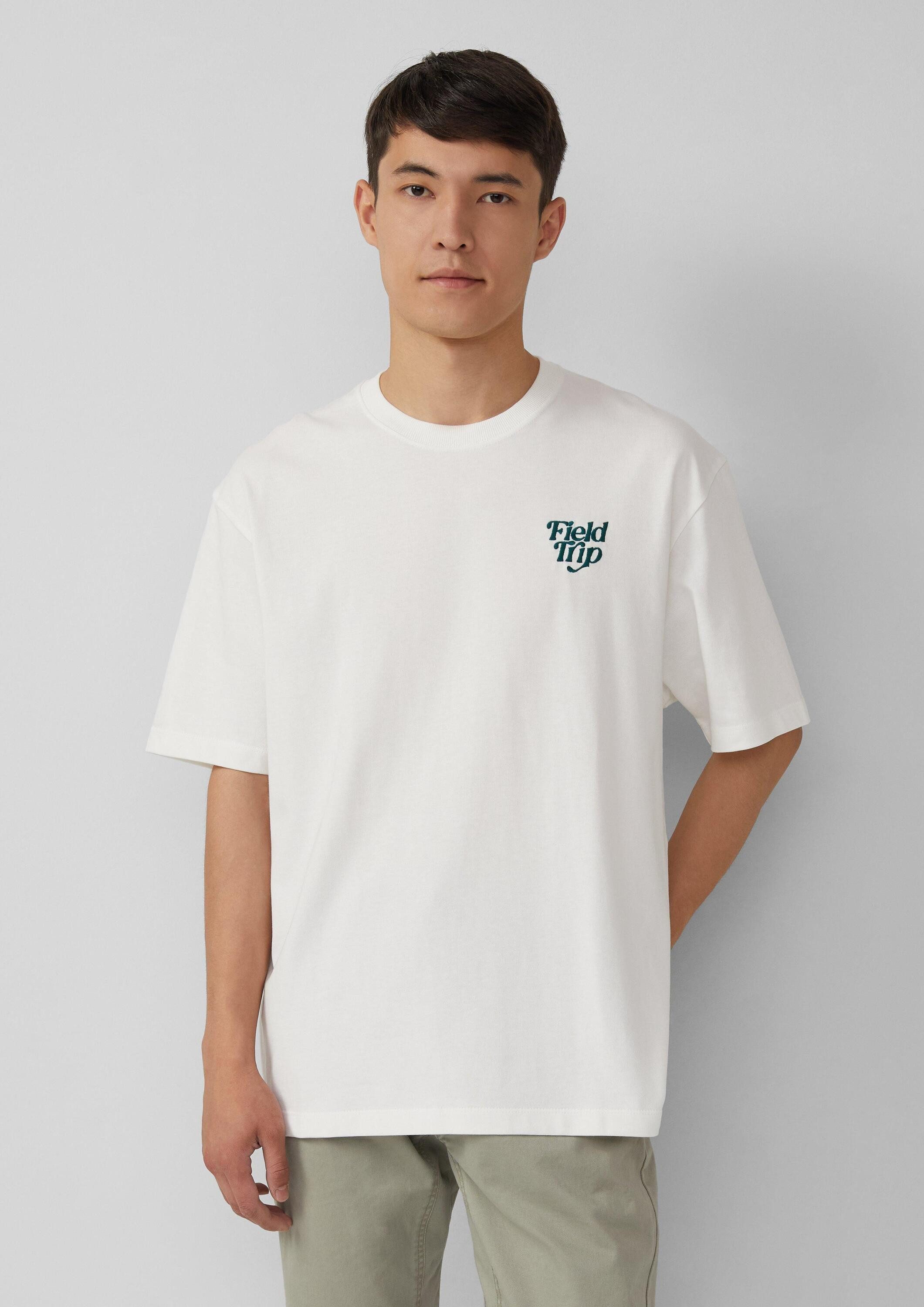 s.Oliver Kurzarmshirt T-Shirt Heavy Jersey T-Shirt im Relaxed Fit mit Stick günstig online kaufen