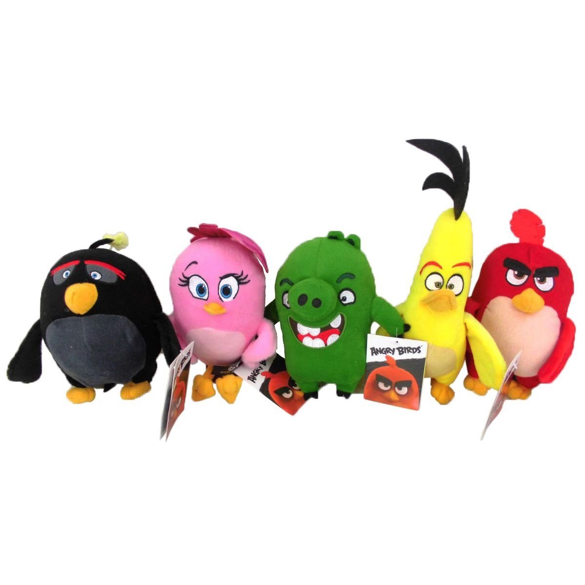 Marabellas Shop Kuscheltier Angry Birds Figur aus Plüsch 15 - 27cm Charakter wählbar, authentisches Design