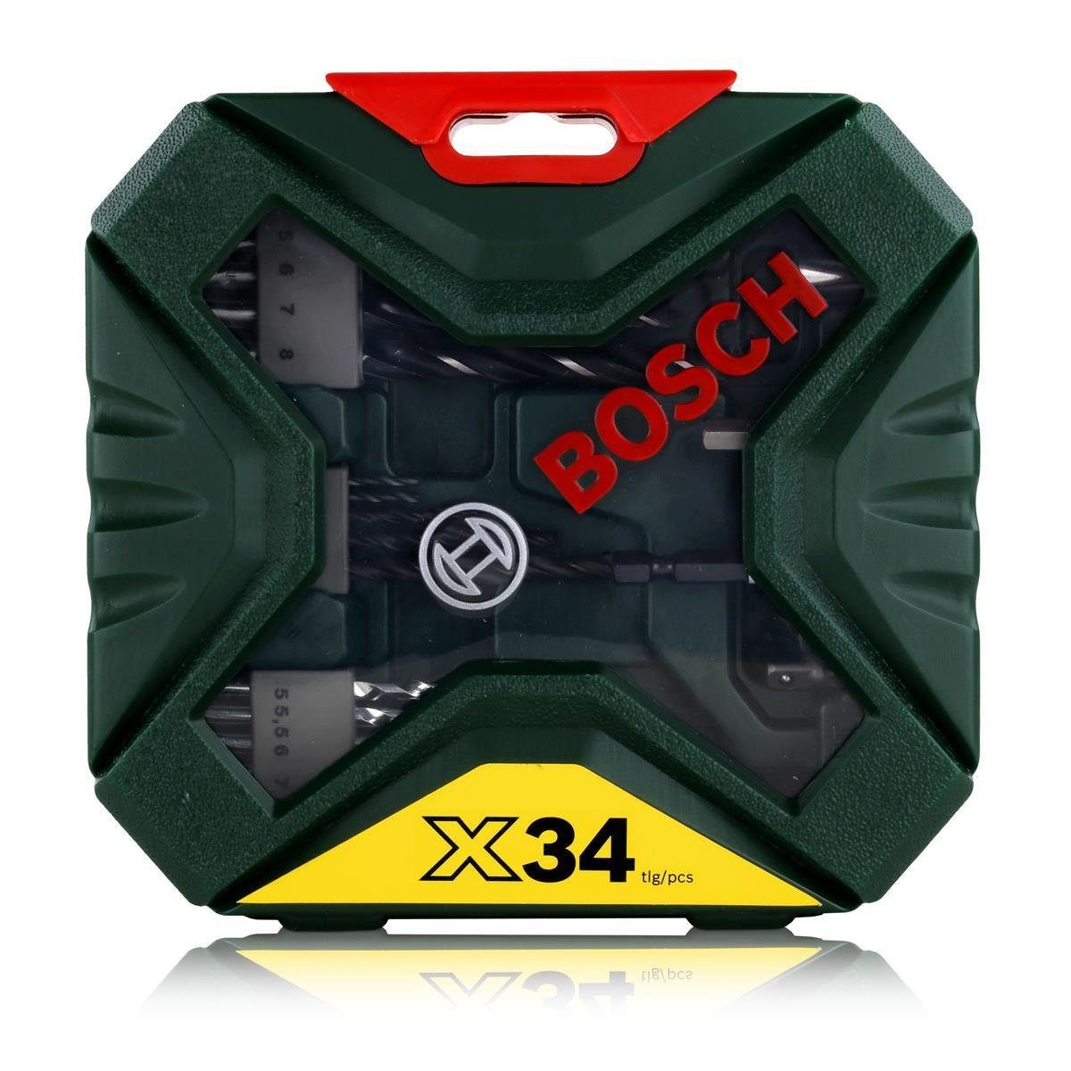 BOSCH Bit-Set Bosch X-Line Classic Schrauber/Bits und Bohrer Set 34tlg. (1er Pack)