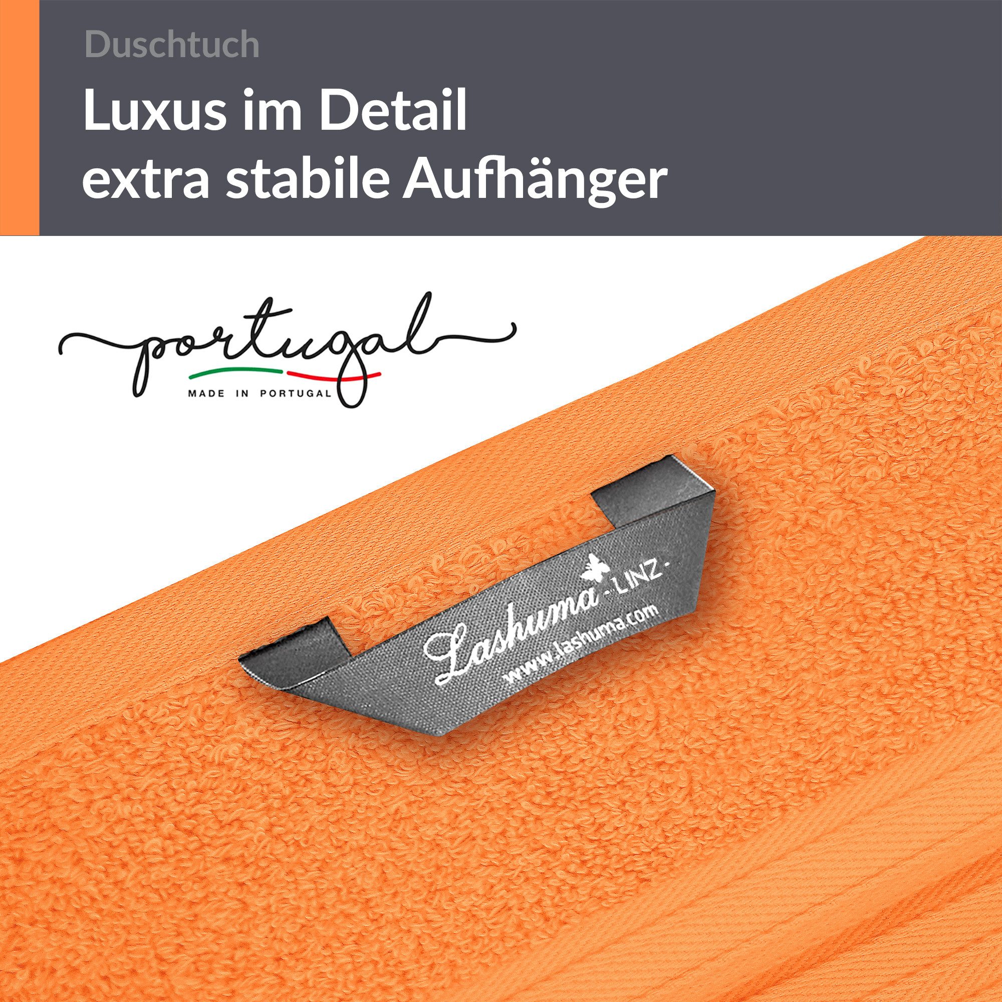 Lashuma Duschtuch - Badetuch Linz, Frottee (1-St), Frottee Duschtuch 70x140 günstig online kaufen