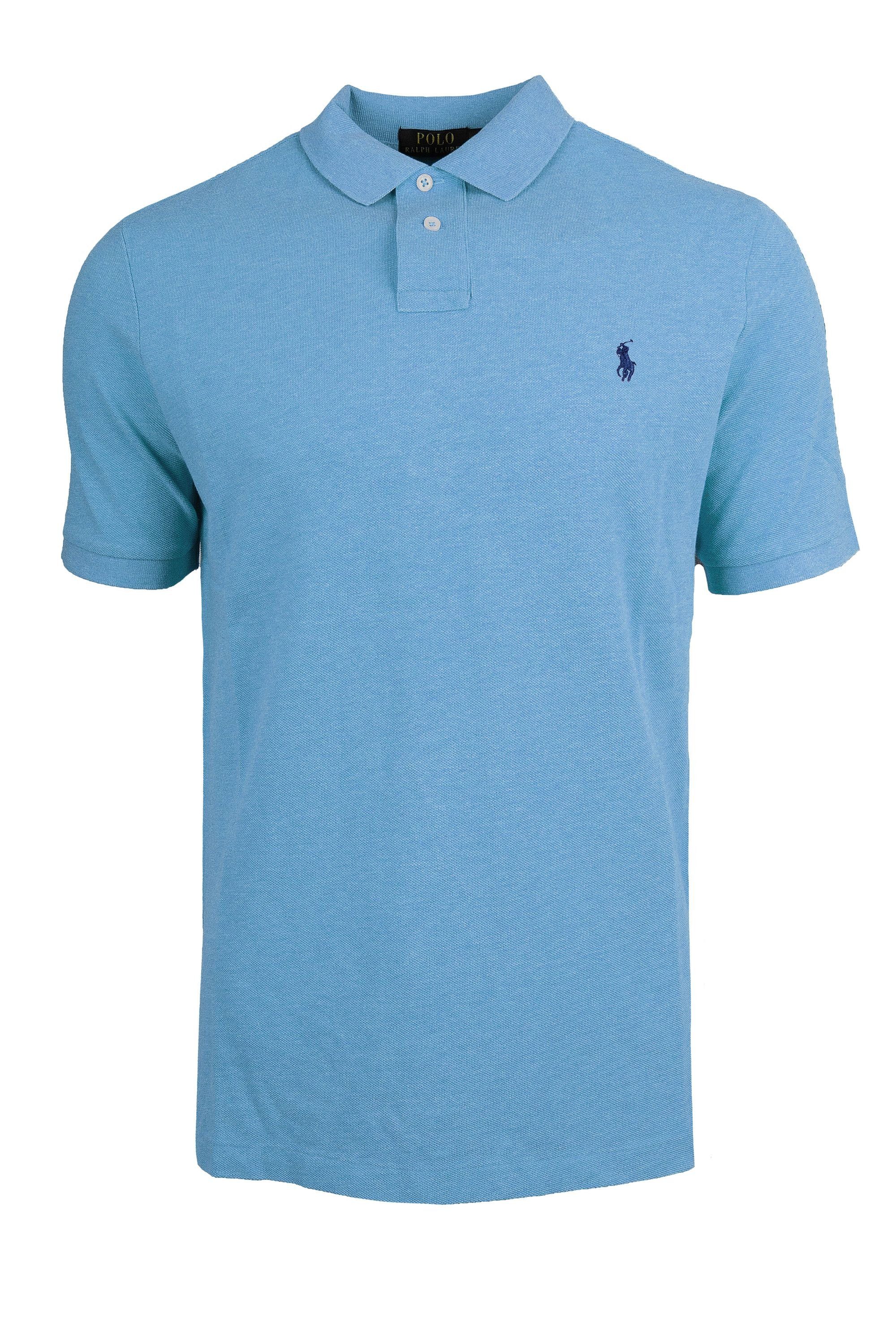 Ralph Lauren Poloshirt Ralph Lauren Herren Poloshirt Herren Classic Fit – Poloshirt Hellblau - Blue