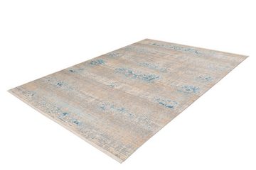 Teppich Kurzflorteppich Palos 300 Türkis 80 x 150 cm, Qiyano, rechteckig, Höhe: 0.5 mm