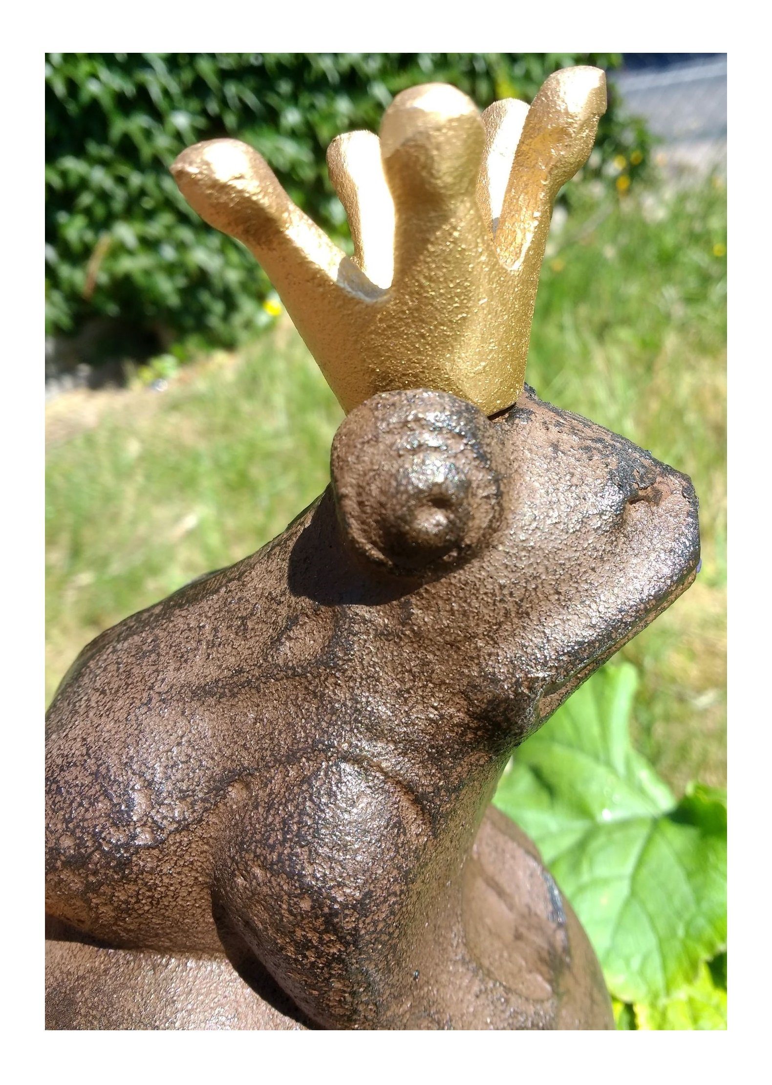 GartenHero Zierbrunnen Wasserspiel Froschkönig mit Pumpe günstig online kaufen
