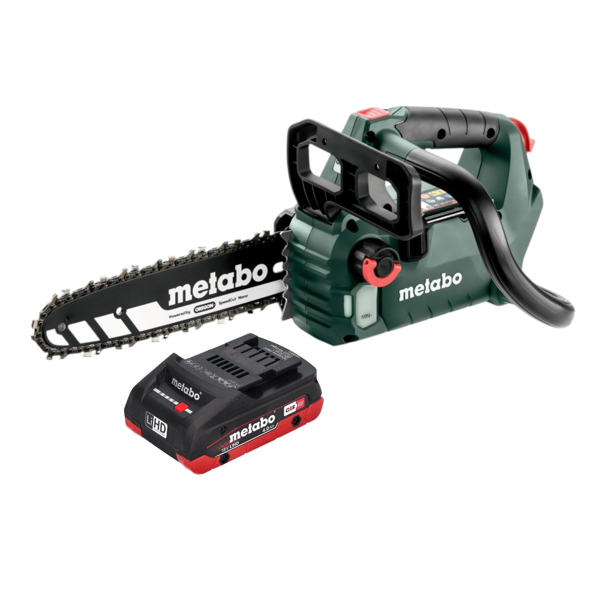 metabo Akku-Kettensäge MS 18 LTX BL 25 Kettensäge 18V 25cm + 1x LiHD Akku 4,0 Ah - ohne Lader