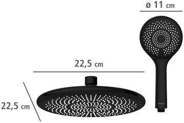 WENKO Duschsystem Watersaving, einfacher Anschluss an bestehende Armatur oder Wandanschlussbogen