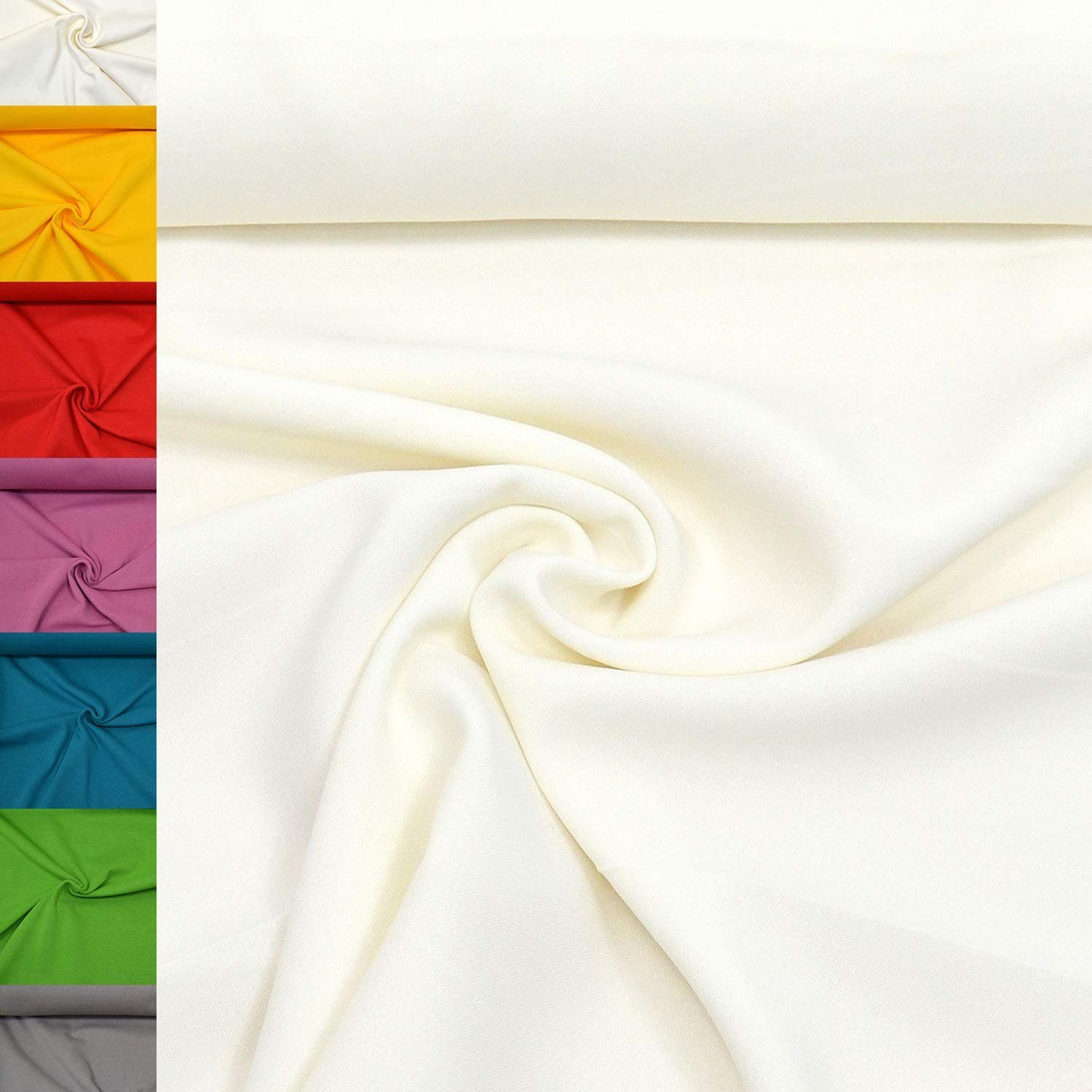 MAGAM-Stoffe Stoff "Mara", Universal-Stoff Blickdicht Knitterarm Kostüm Tis günstig online kaufen