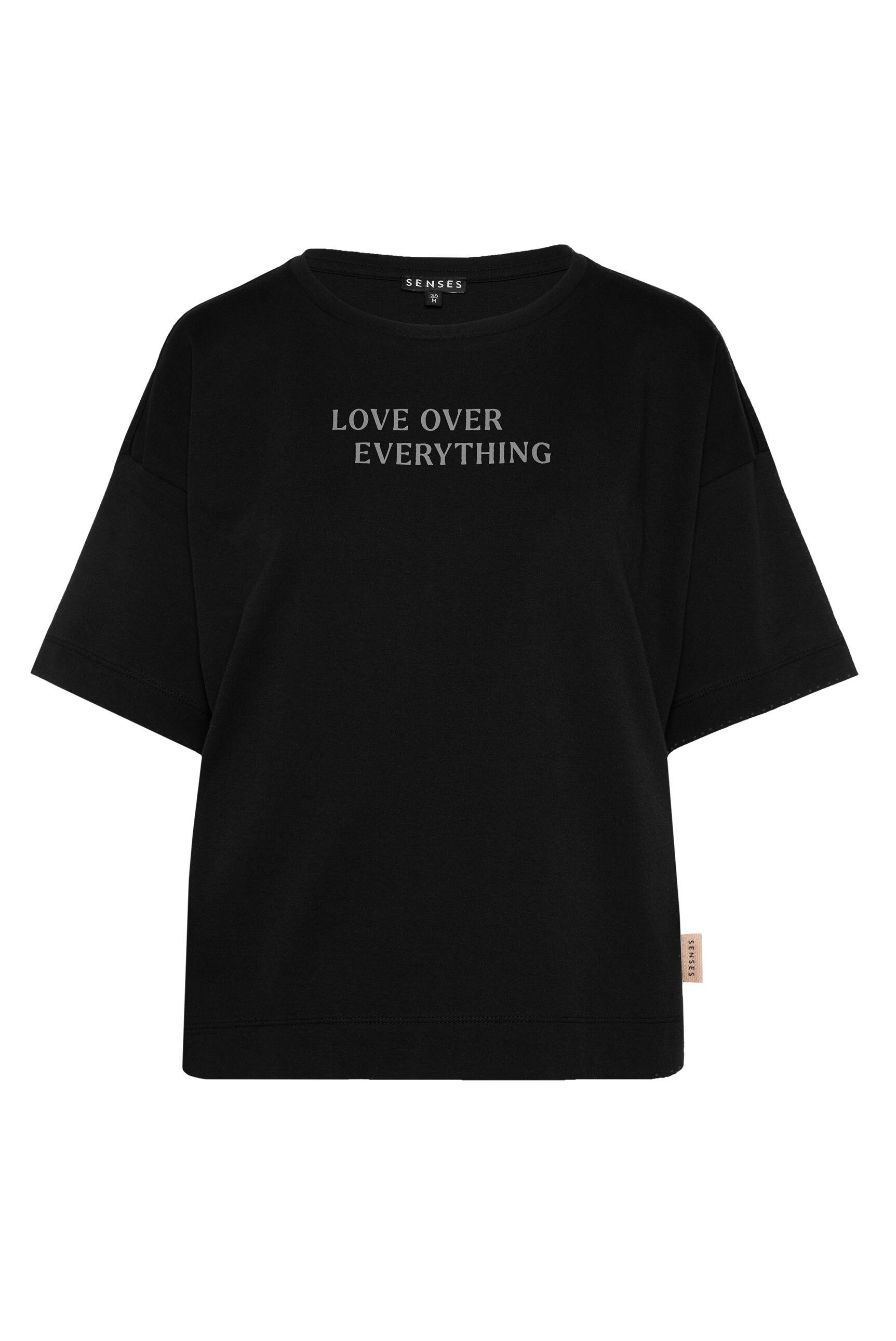 SENSES.THE LABEL Rundhalsshirt aus Baumwolle