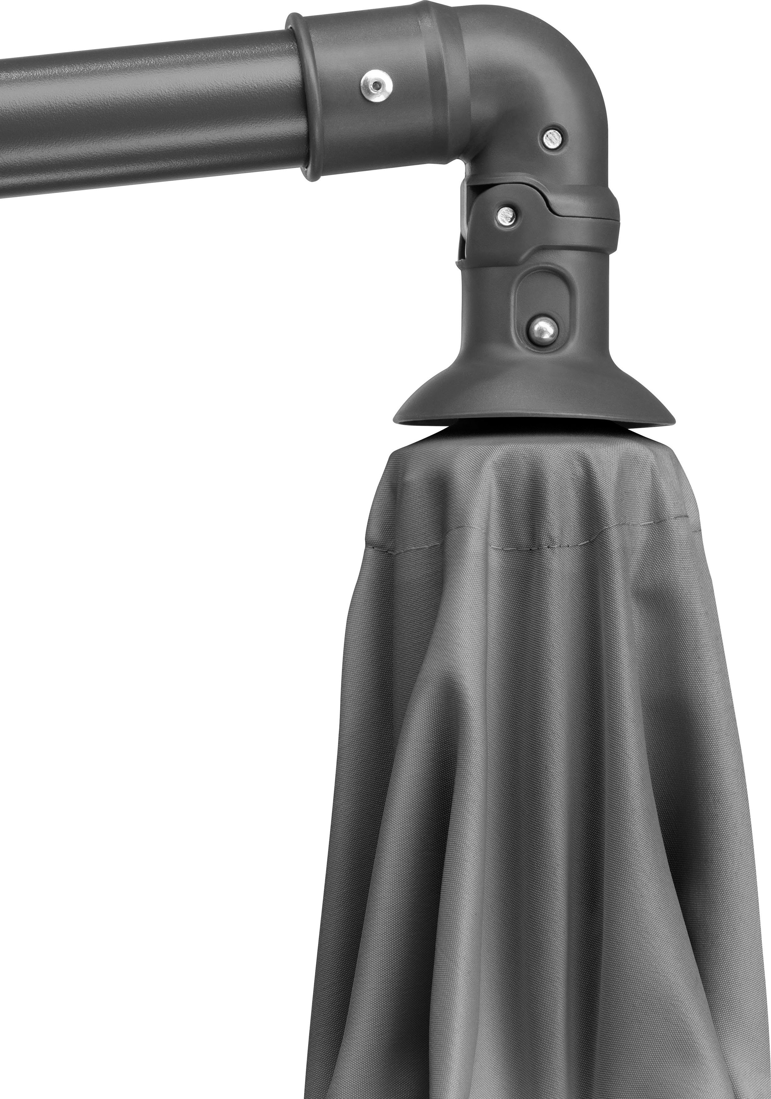 Schneider Schirme Ampelschirm Venus, TOPSELLER!, Ampelschirm mit Kurbelmechanik, OTTOs Choice, Stock zweiteilig 48 mm Ø, Bespannung aus Polyester