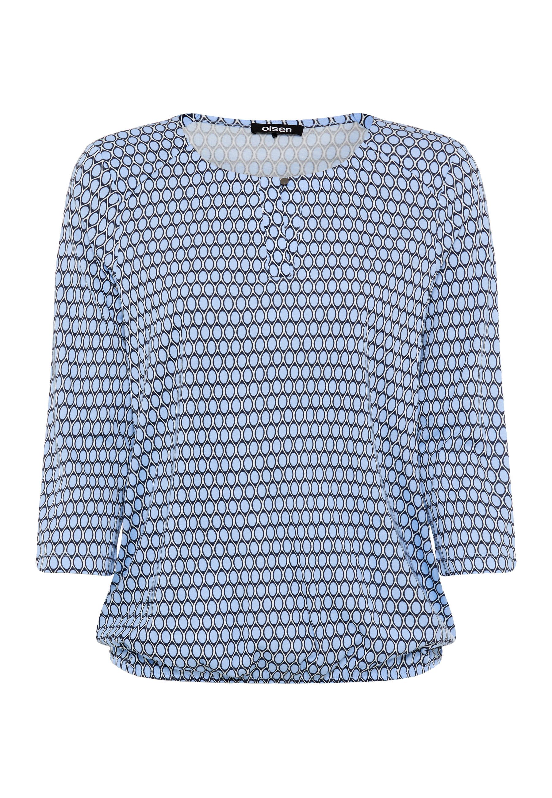 Olsen Tunikashirt mit Allover-Dessin und Tunikaausschnitt – Bild 5 von 5