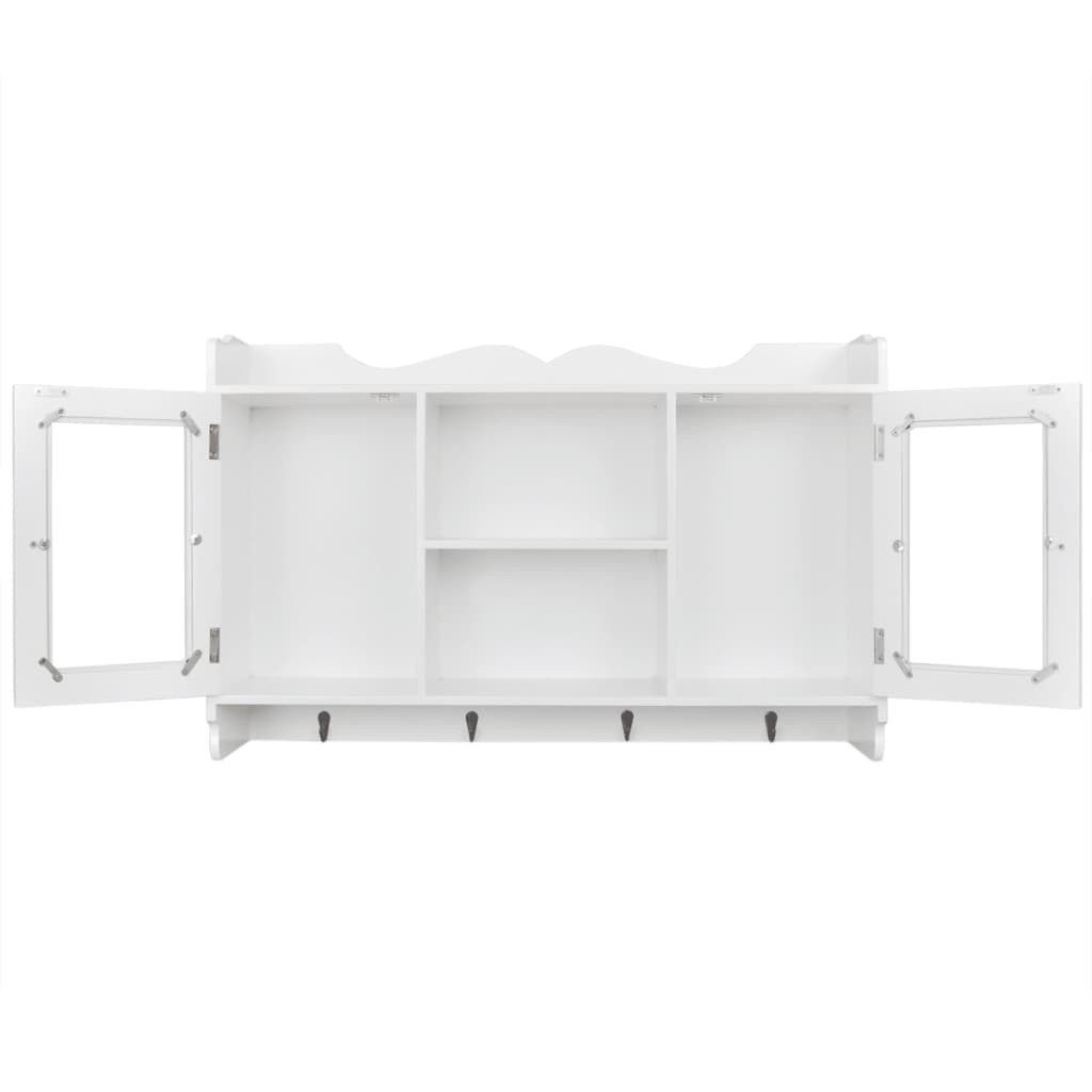 tinkaro Wandregal Wandschrank MORTON Holz Bücher/DVD/Gläser Aufbewahrung Kast, 1-tlg.