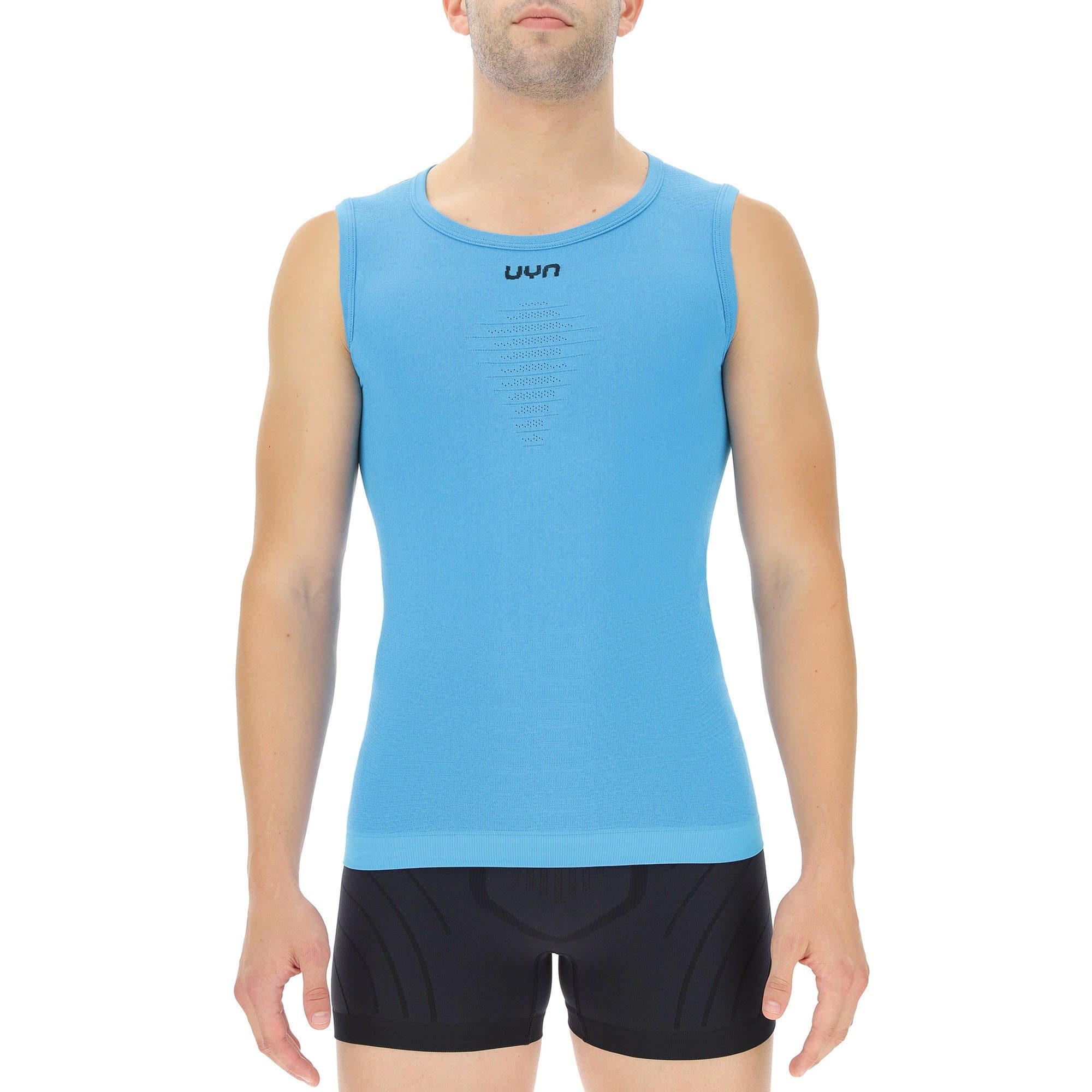 Singlet Classic Langarmbluse Energyon Uw Blue Kurzarm-Shirt M Herren UYN Uyn