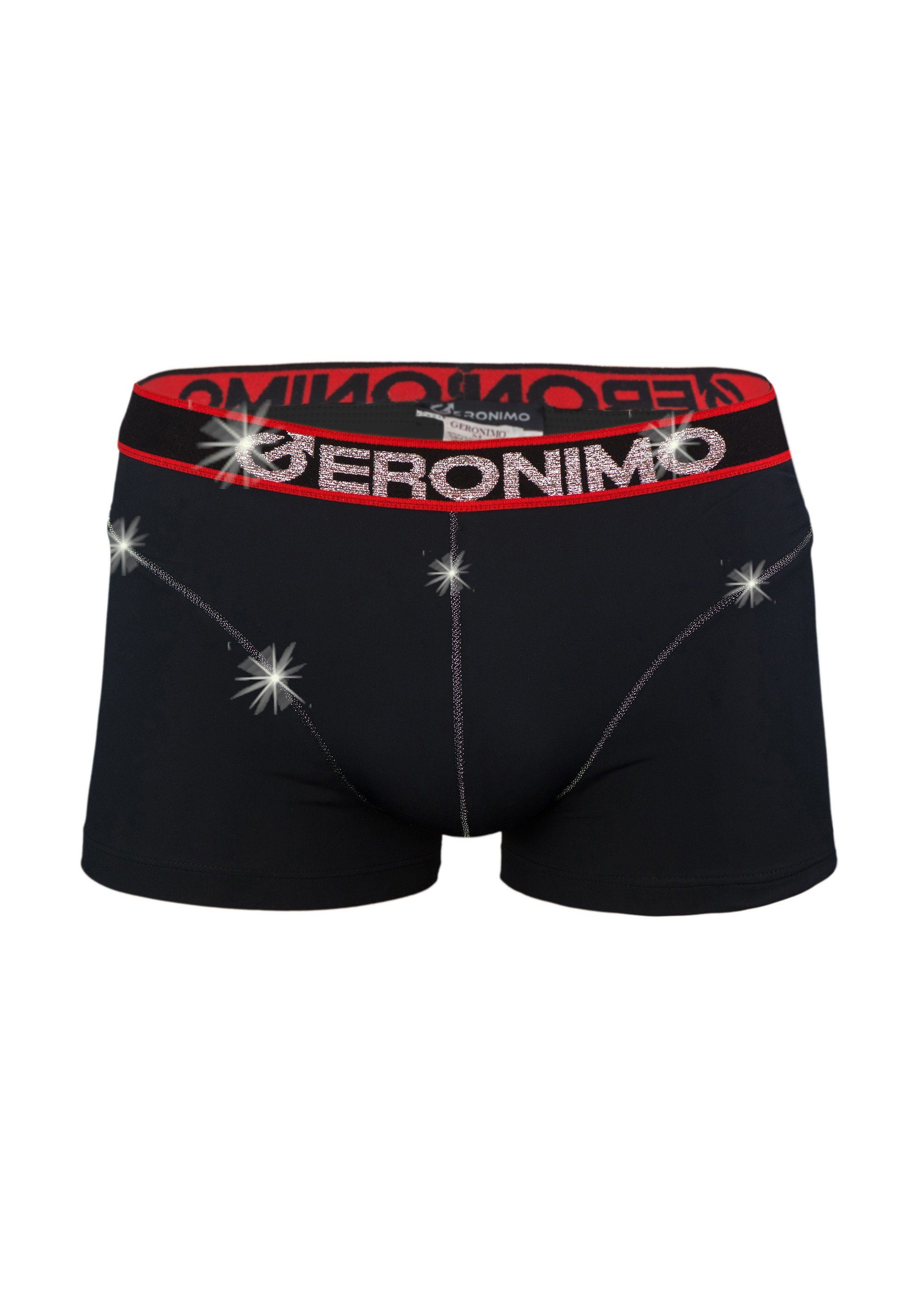 erotisch G-Plus Geronimo Line Boxer Erotic Boxershorts Black 1-St) (Boxer,